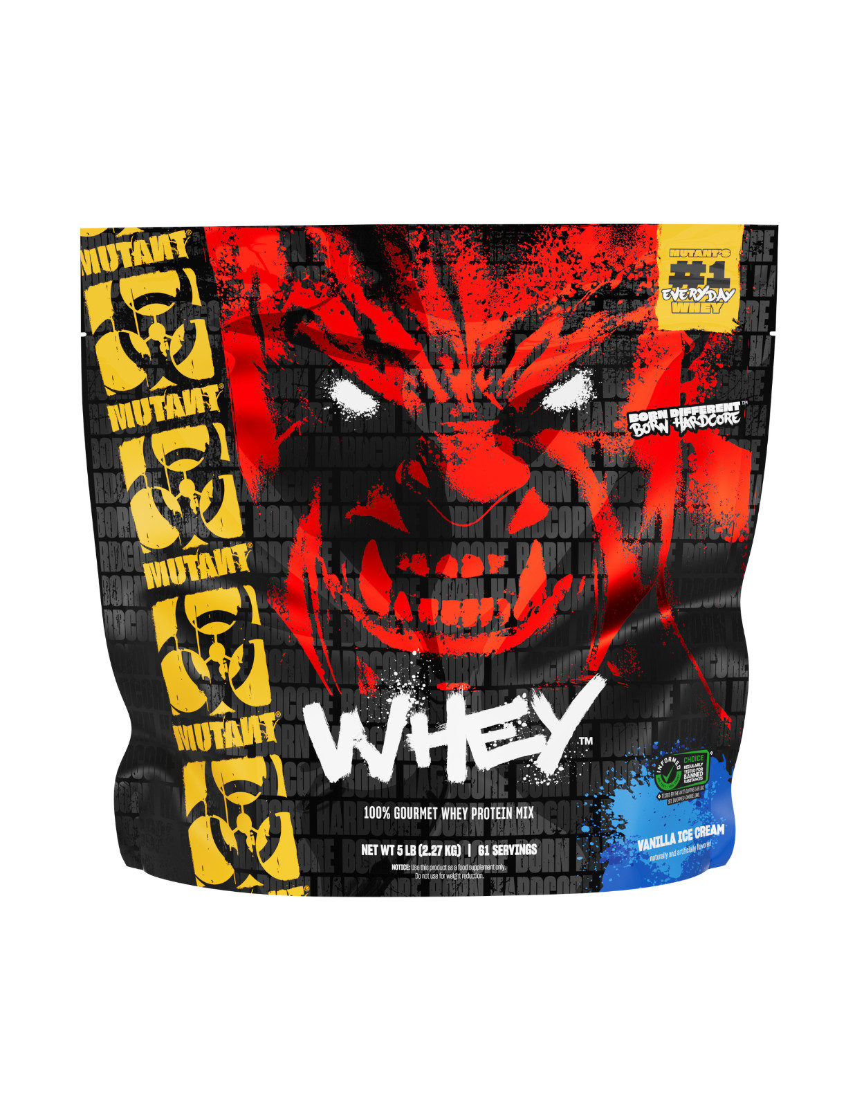 MUTANT® WHEY™ 100% Gourmet Whey Protein Mix Hardcore Muscle Support 5 lb