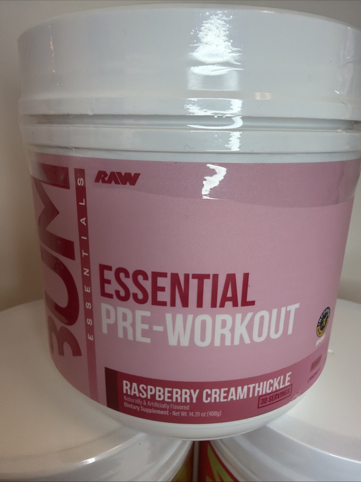 Raw Nutrition BUM Essential Pre-Workout – BUNDLE SET OF 3 – 20 Servings Each NEW