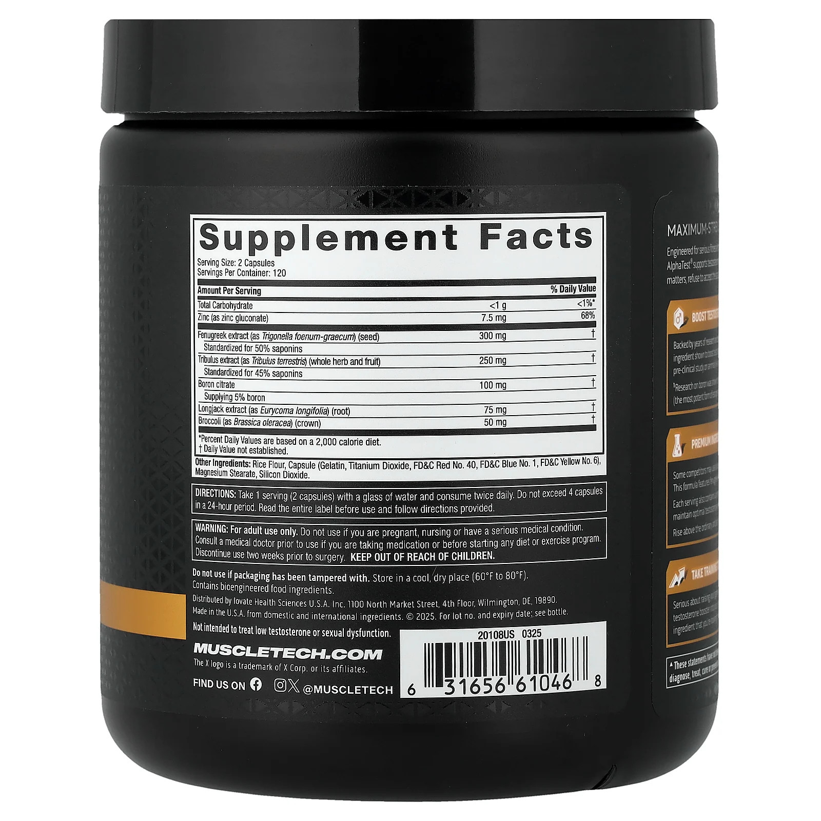 Alpha Test, 240 Capsules