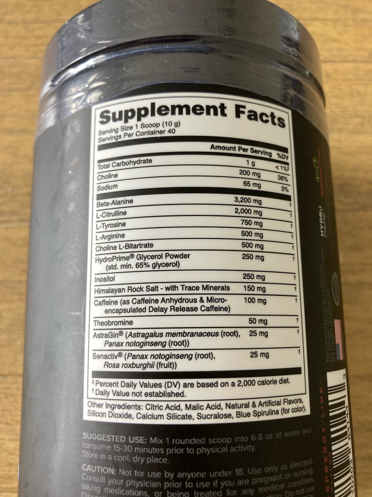 BUCKED UP OVERTIME MAX ROCKET POP PRE-WORKOUT NOOTROPIC 40 SERVINGS NEW