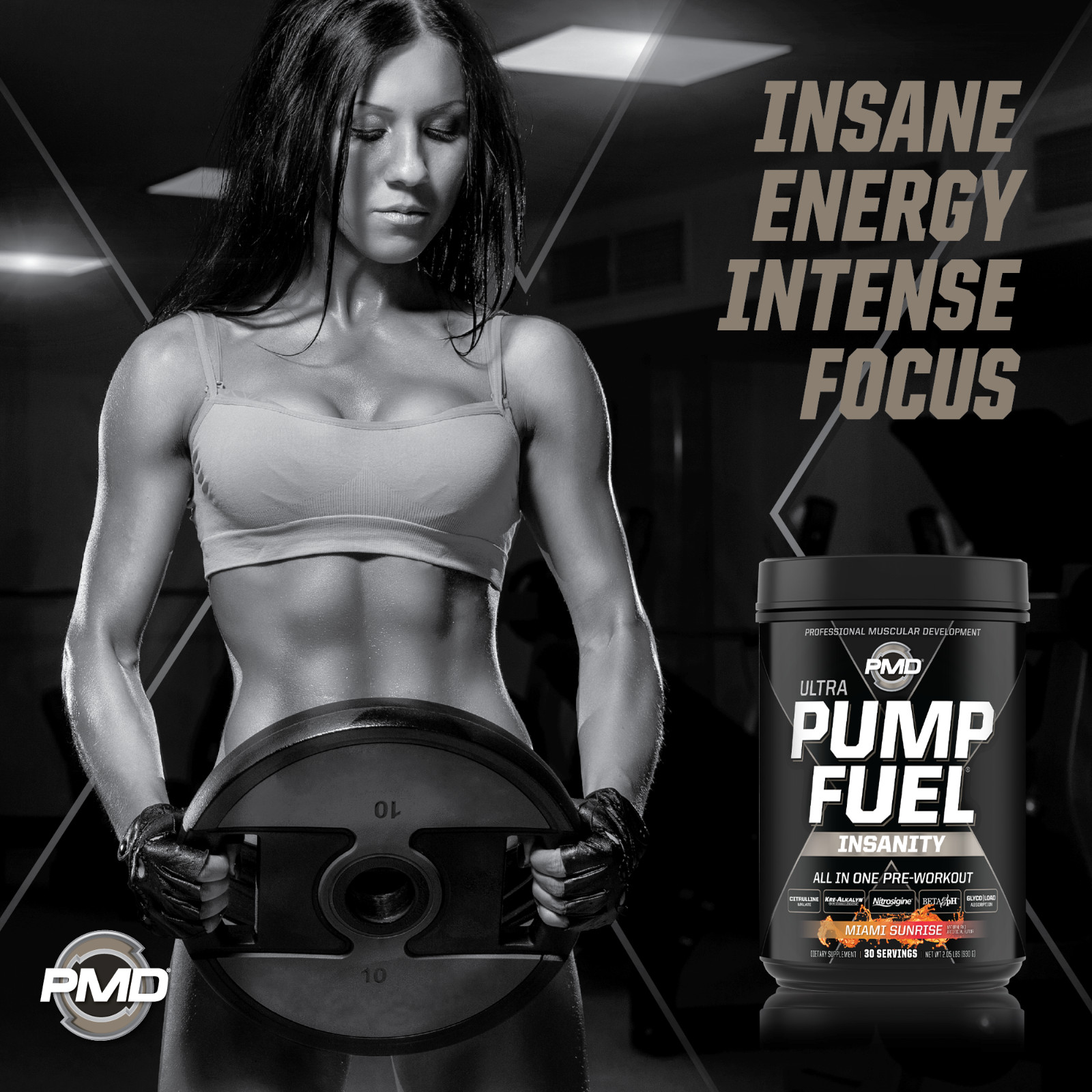 PUMP FUEL ULTRA INSANITY GLYCO LOAD PRE WORKOUT – MIAMI SUNRISE (30 Servings)