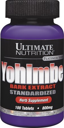 Ultimate Nutrition Yohimbe Bark Extract Tablets, Standardized, 800 mg