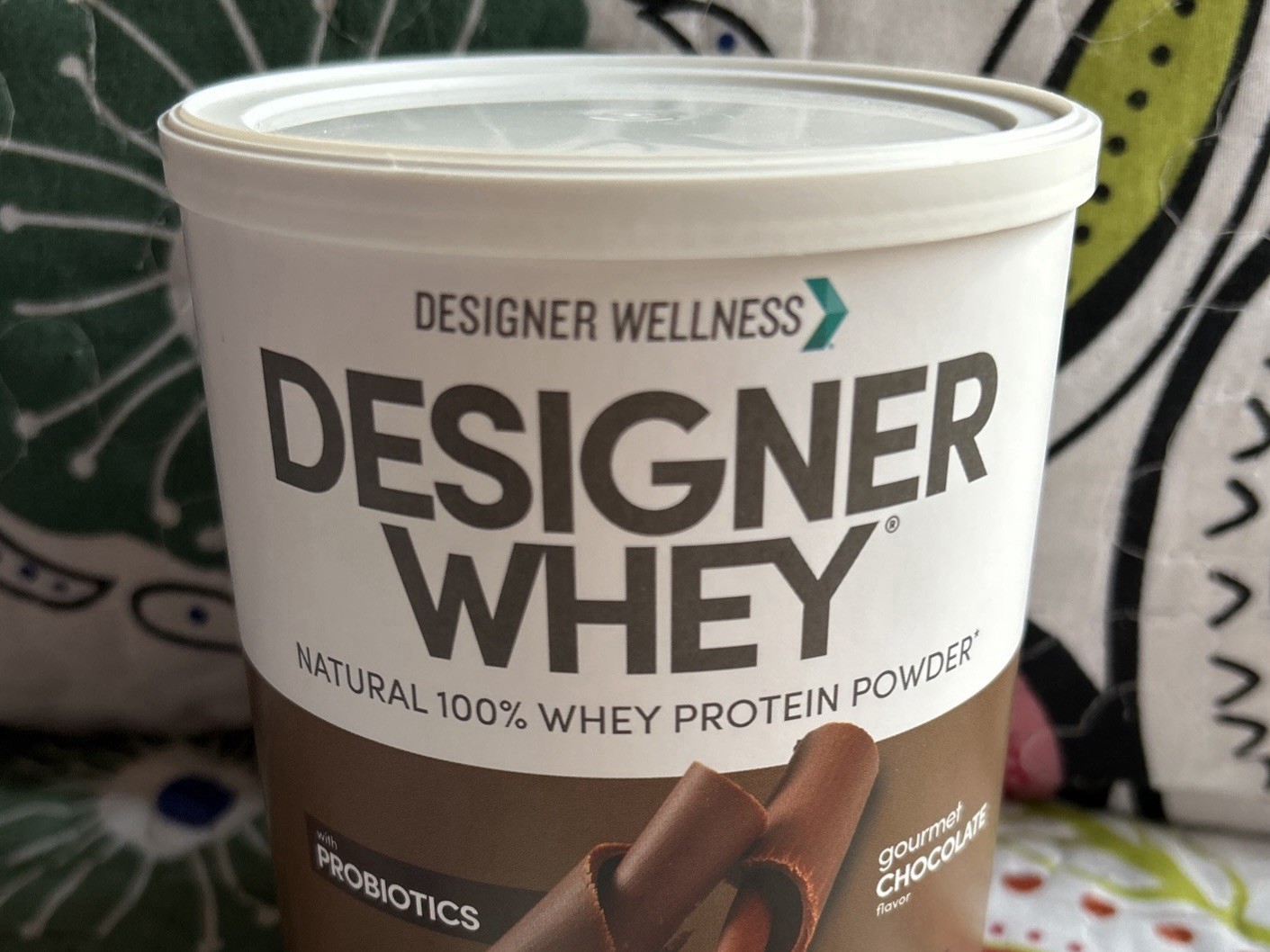 Designer Whey 20 g Natural Protein Powder w Probiotics Gourmet Chocolate 12 oz