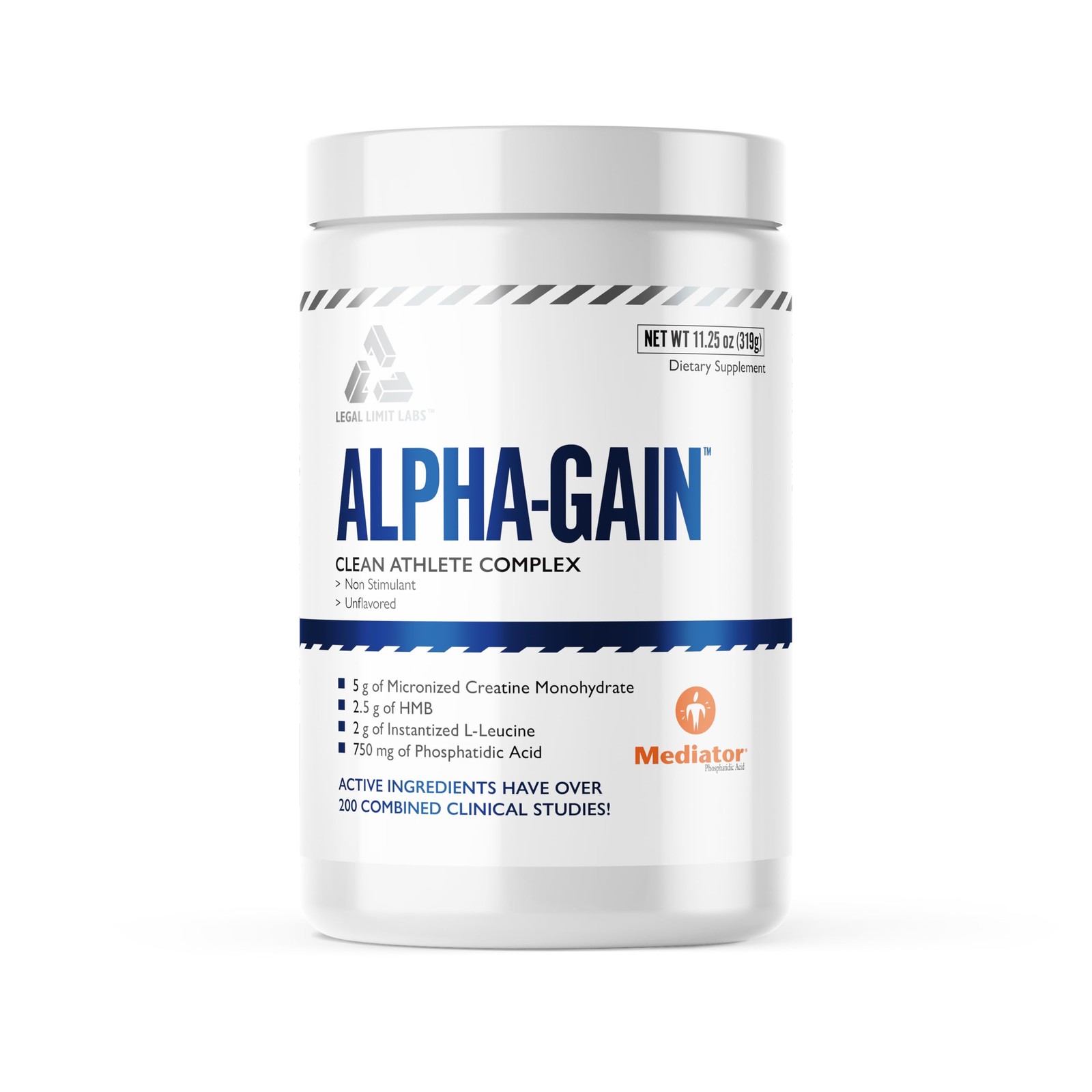 Legal Limit Labs Alpha Gain Creatine HMB Leucine Lean Muscle 30 Servings