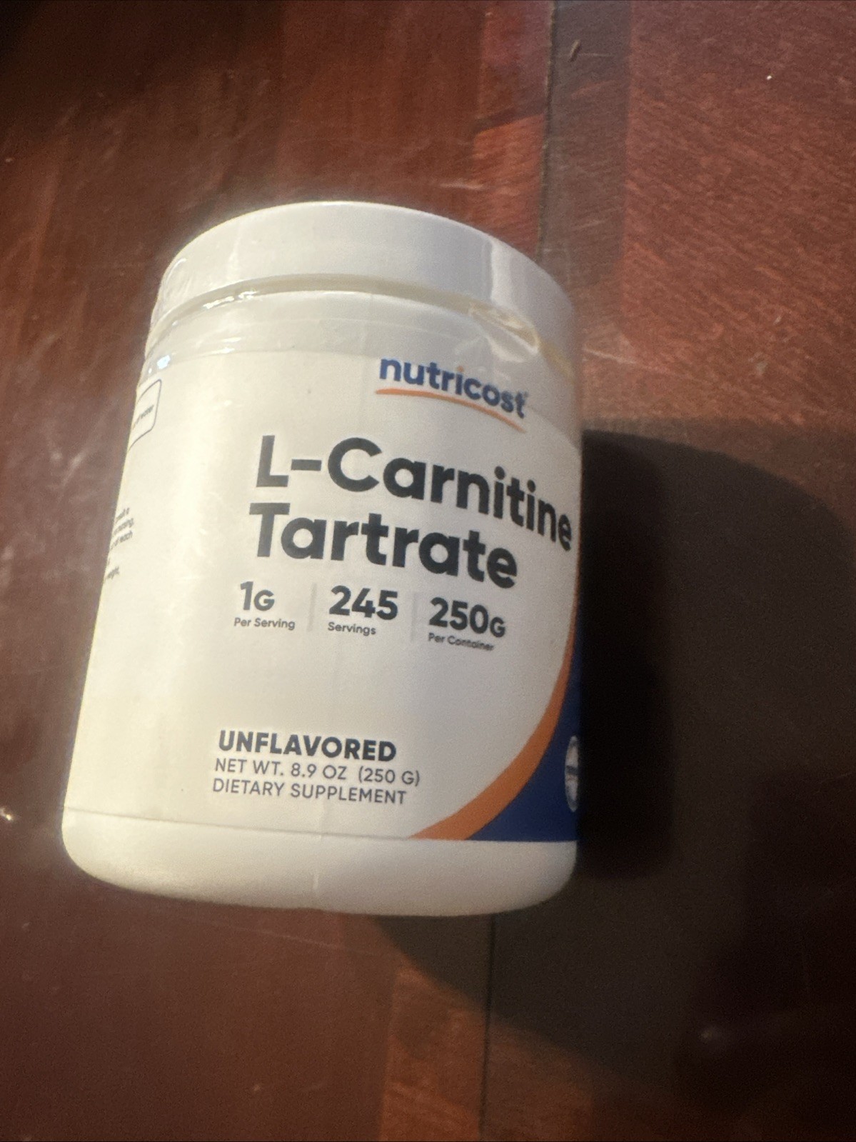 Nutricost L-Carnitine Tartrate Powder (250 Grams) – 1 Gram per Serving 07/27