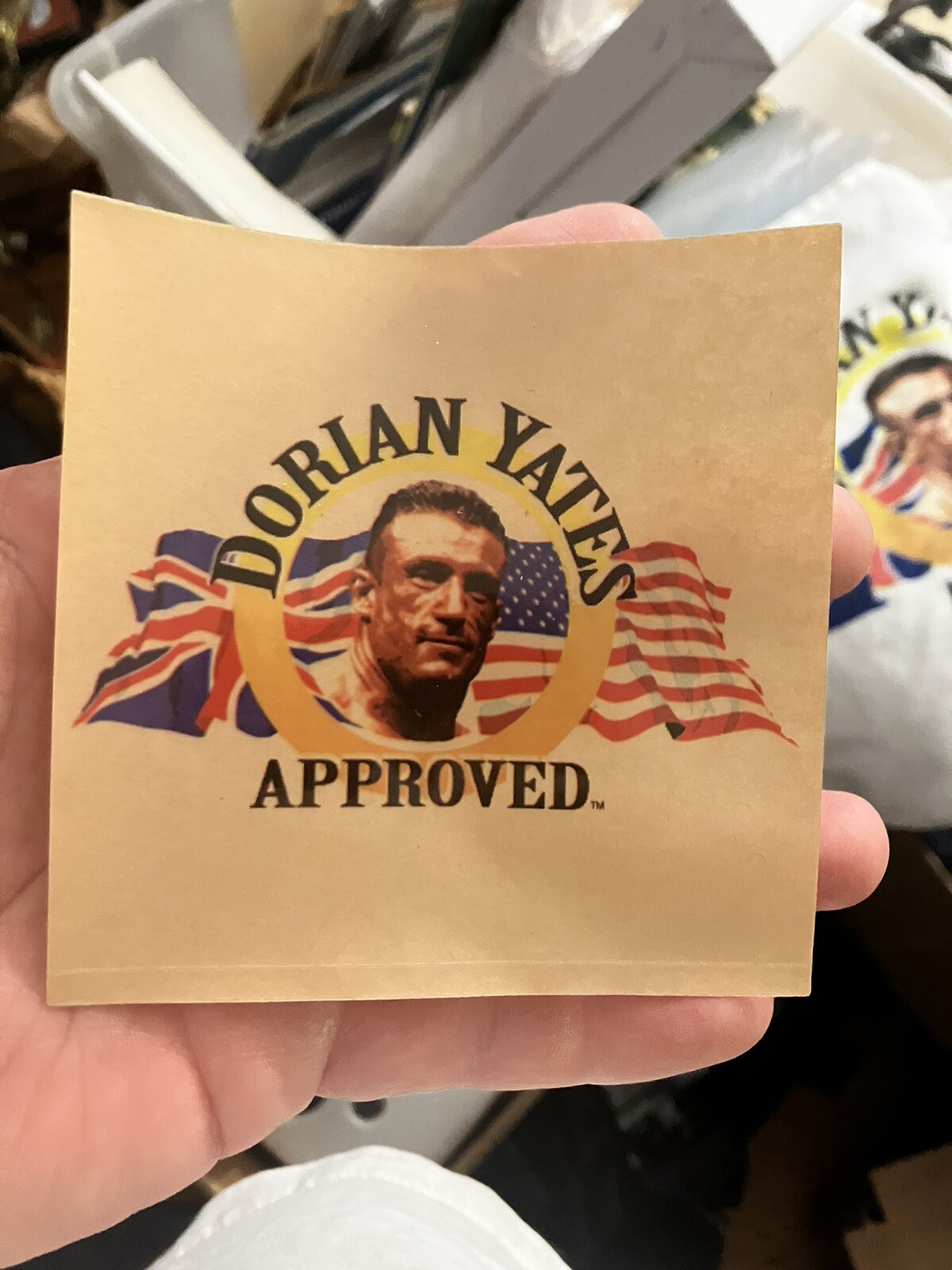 Dorian Yates 90s Sticker Blood And Guts Stickers Original 1999