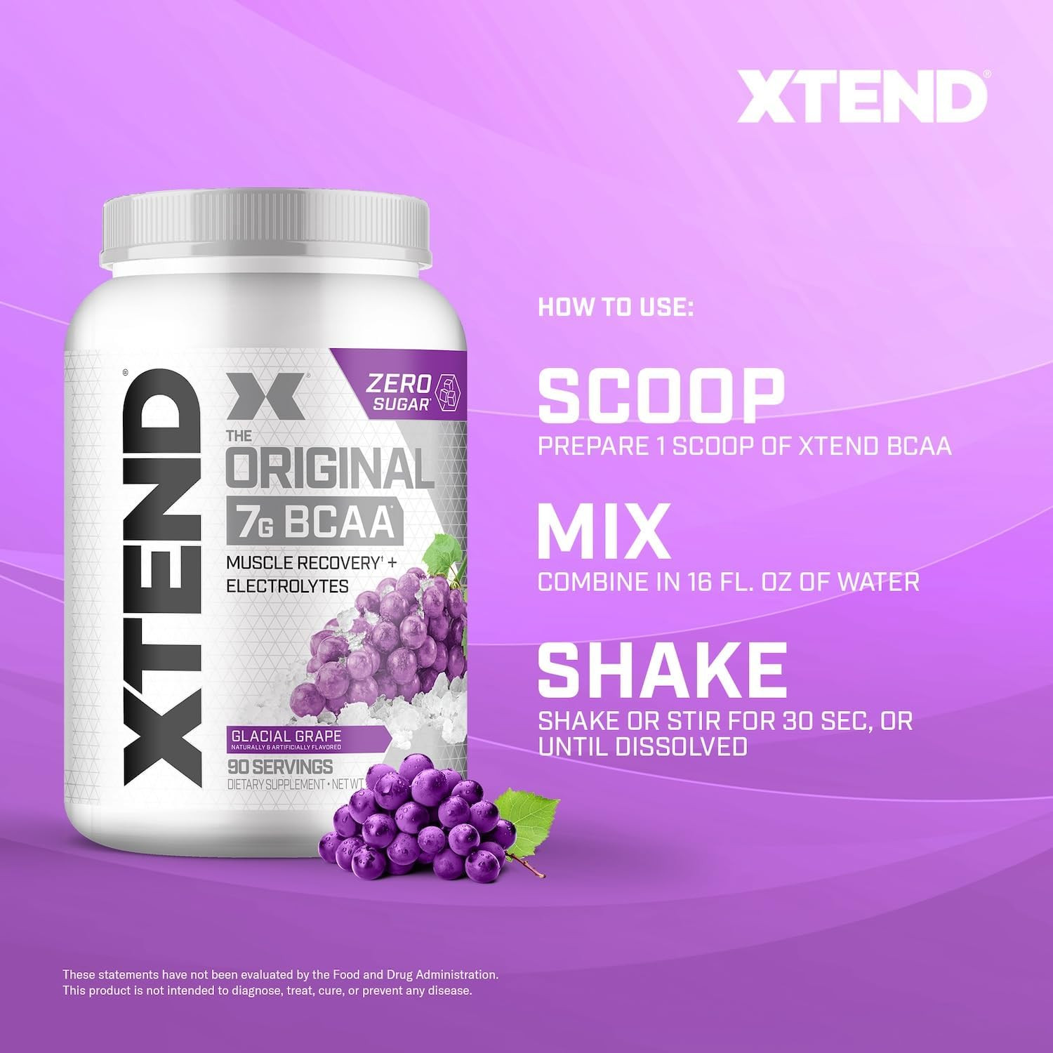 Original BCAA Powder, 7G Bcaas and 2.5G L-Glutamine for Muscle Recovery Hydratio