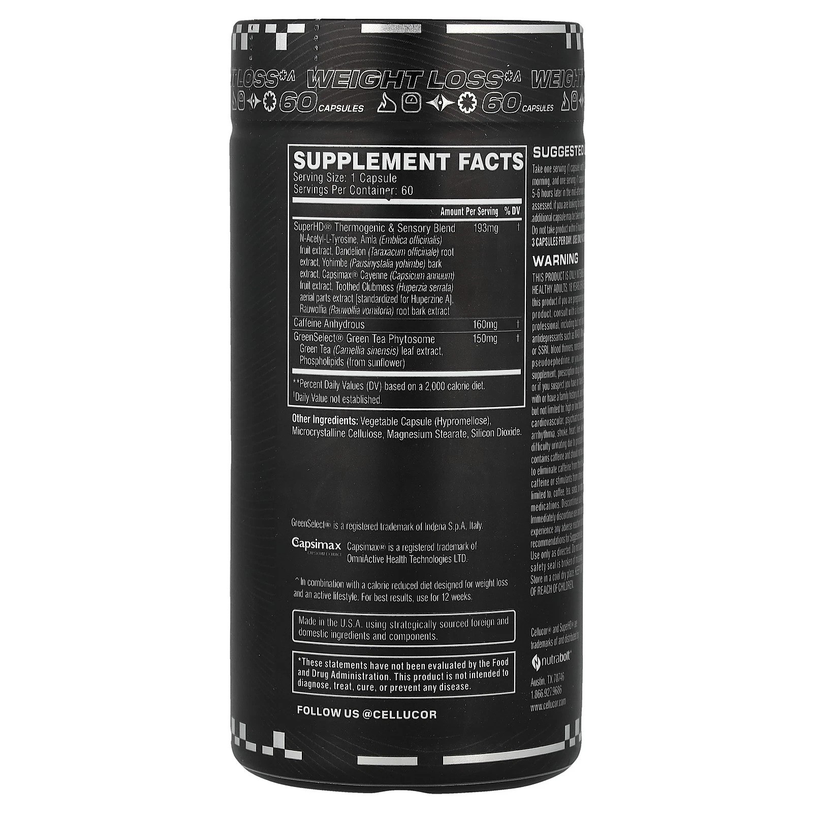 Cellucor Super HD®, 60 Capsules