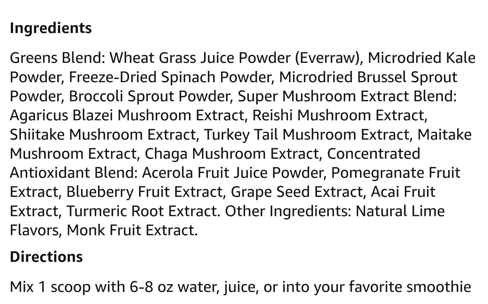 PEScience GREENS & SUPERFOODS 8 oz Size (30 Serv) Natural Lime Flav BEST BY 4/26