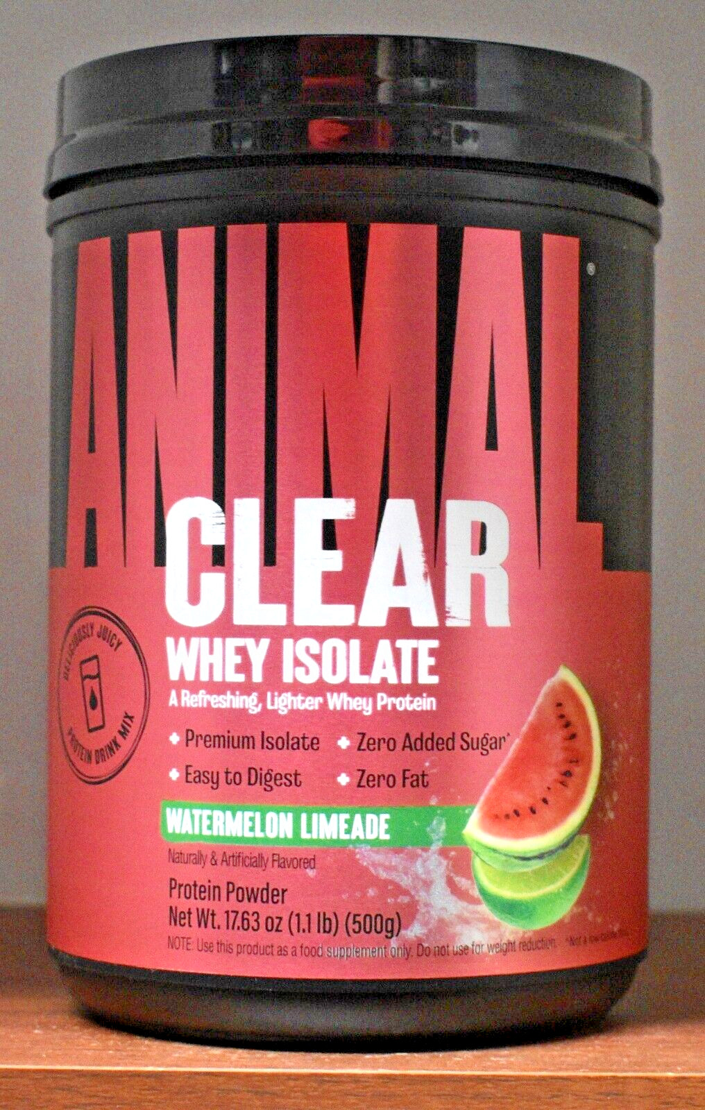 Animal Clear Whey Isolate 1.1 lbs (500 g) Universal Nutrition (Choose Flavor)