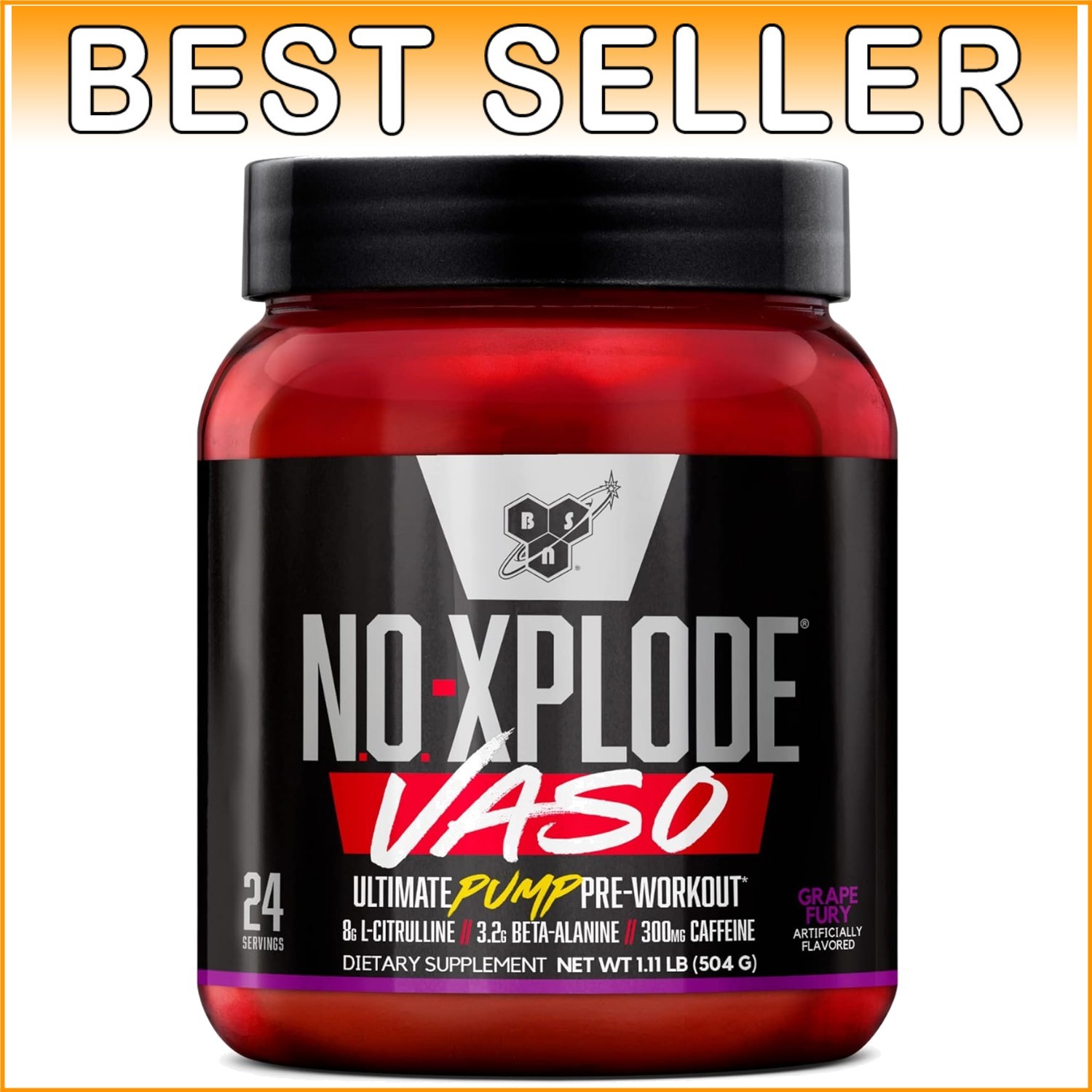 8g Citrulline & 3.2g Beta-Alanine Pre Workout for Explosive Energy – Grape Fury