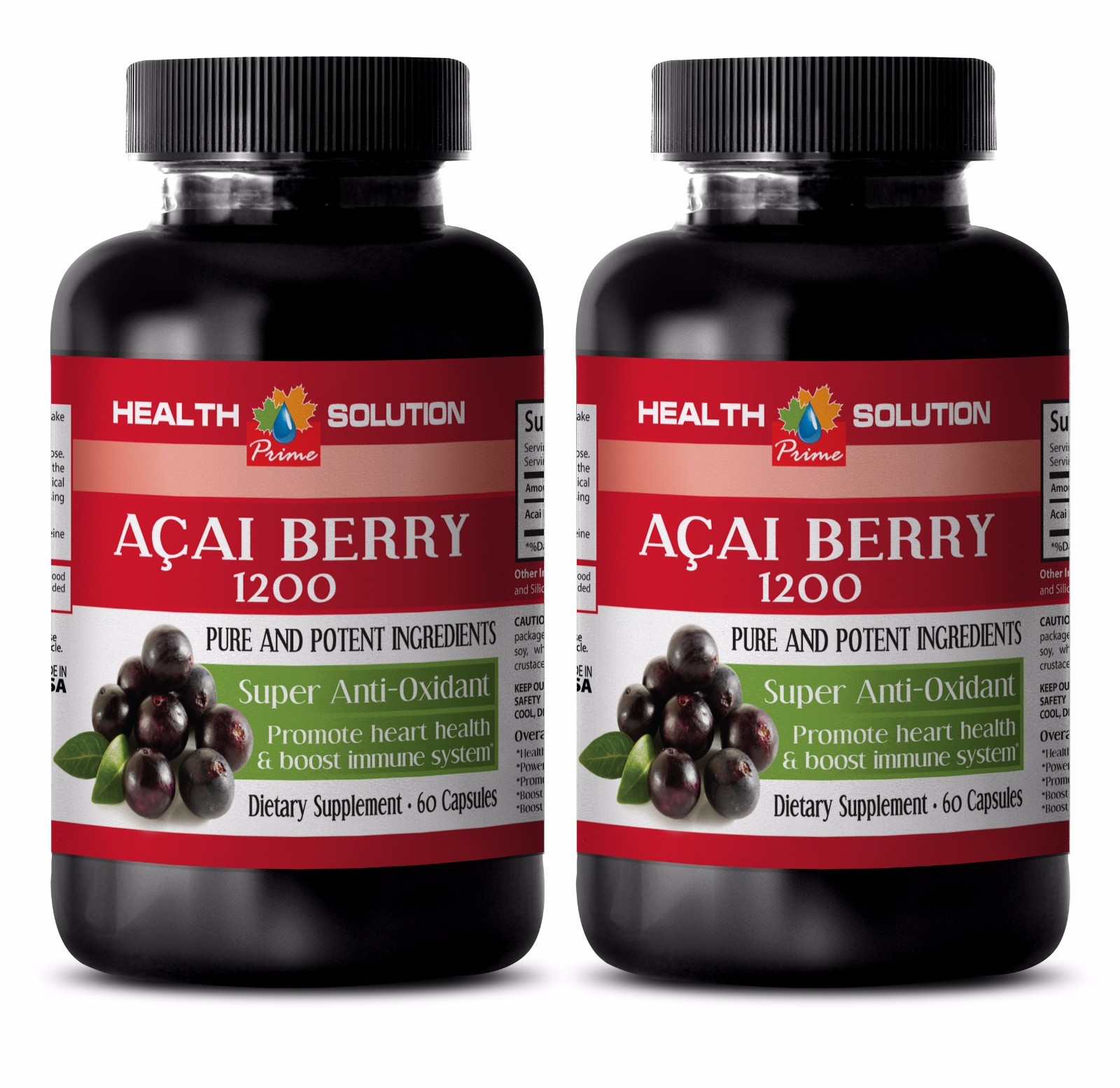 Detox pills – ACAI BERRY 1200 SUPER ANTIOXIDANT – Detox powder 6B