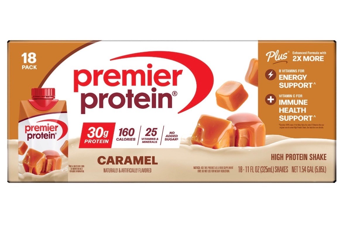Premier Protein 30g High Protein Shake, Caramel (11 fl. oz., 18 pk.)