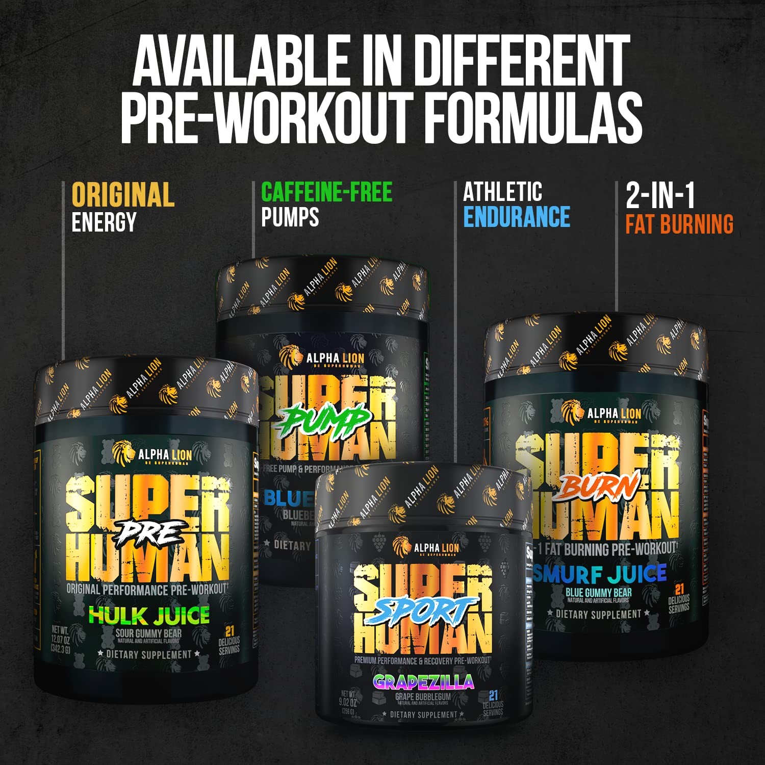ALPHA LION Core Pre Workout w/Creatine for 30 servings (Pack of 1)