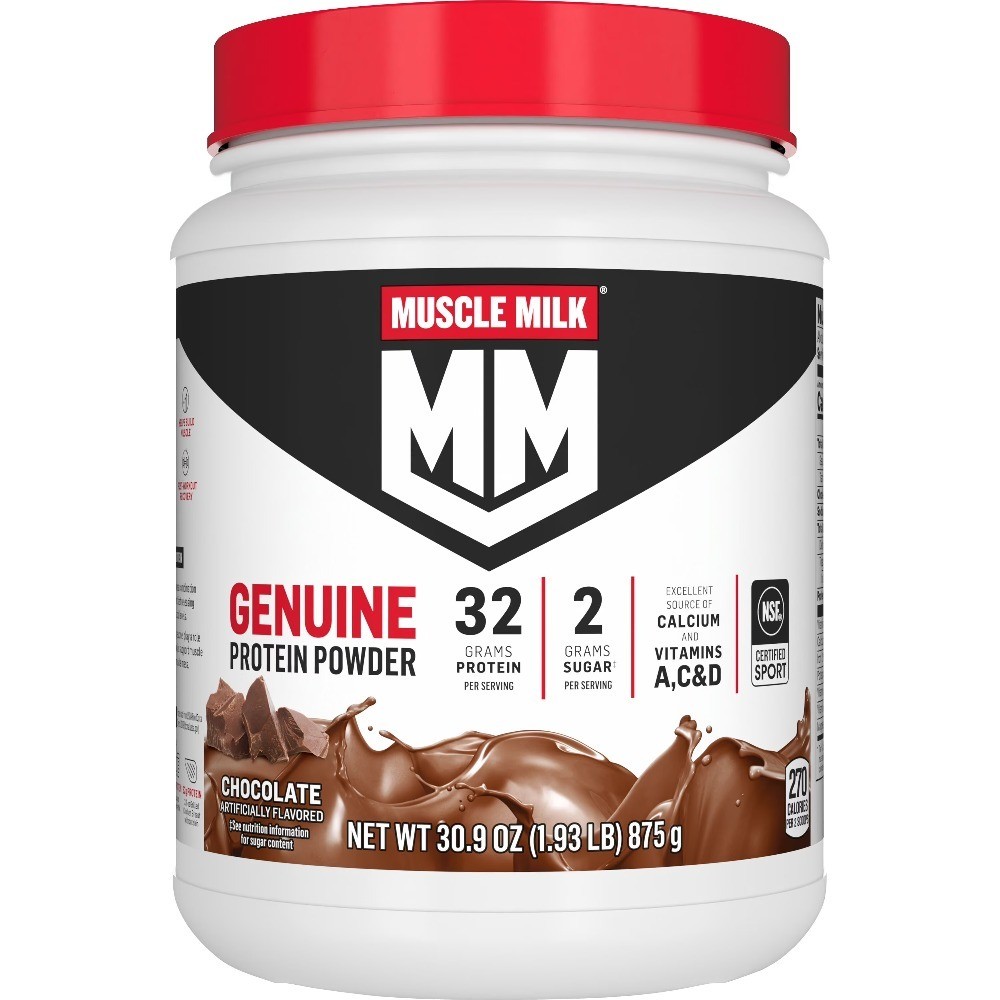 Genuine Protein Powder, Chocolate, 1.93 Pound, 12 Servings