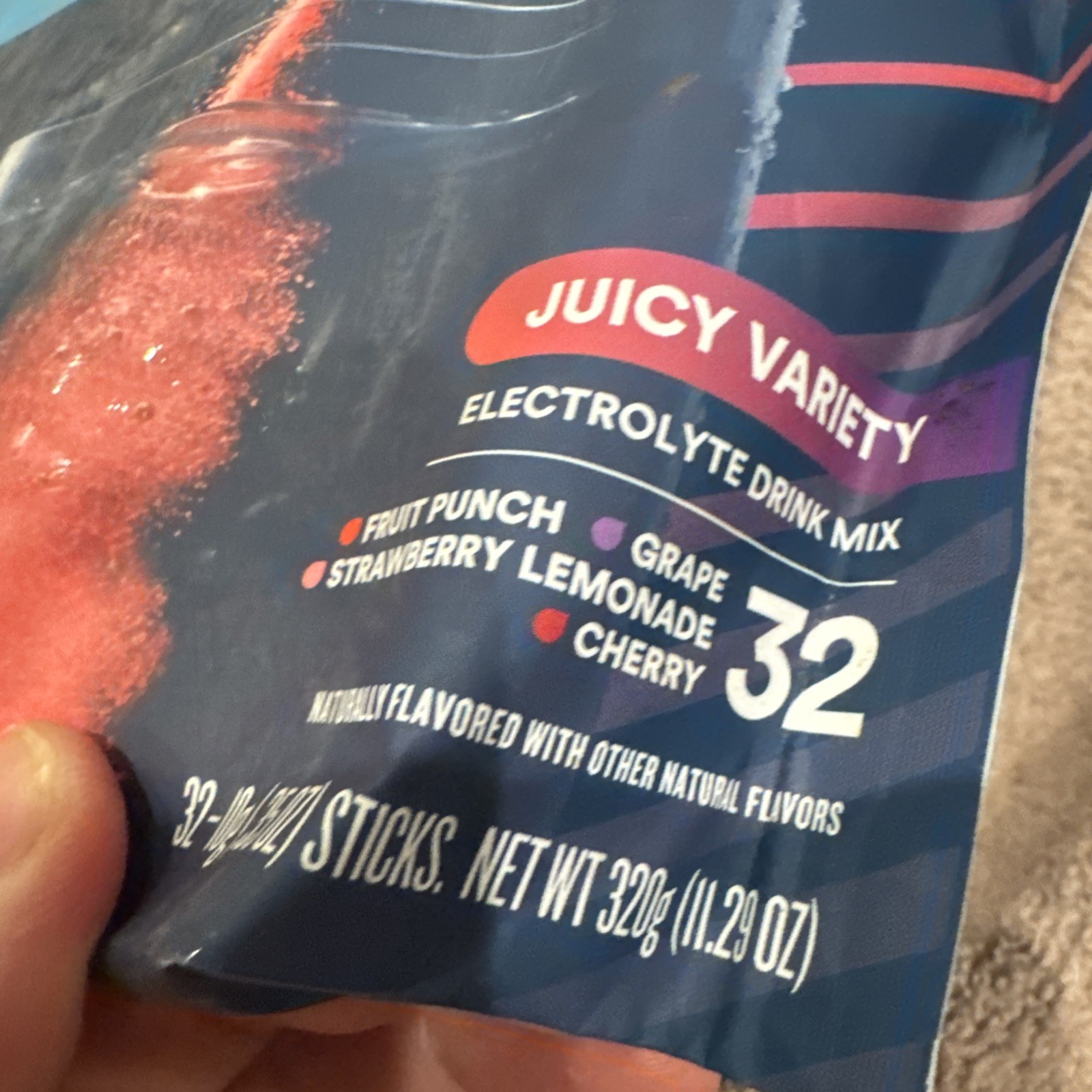 32 Servings DripDrop Hydration Juicy Variety Pack Electrolyte Drink Mix Singles