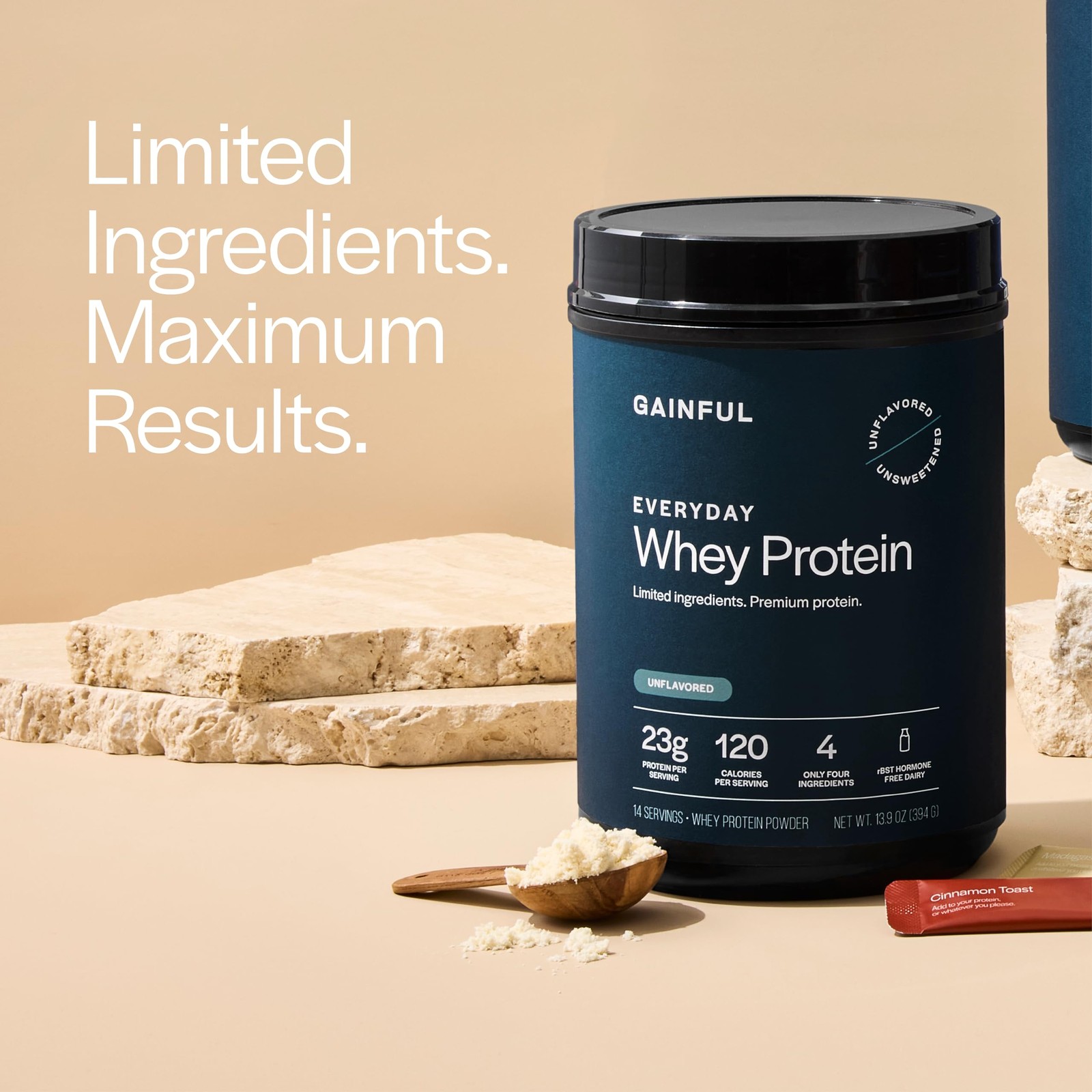 Gainful Everyday Whey Protein Powder Sweet Treat Flavor Bundle, 23g Protein,…