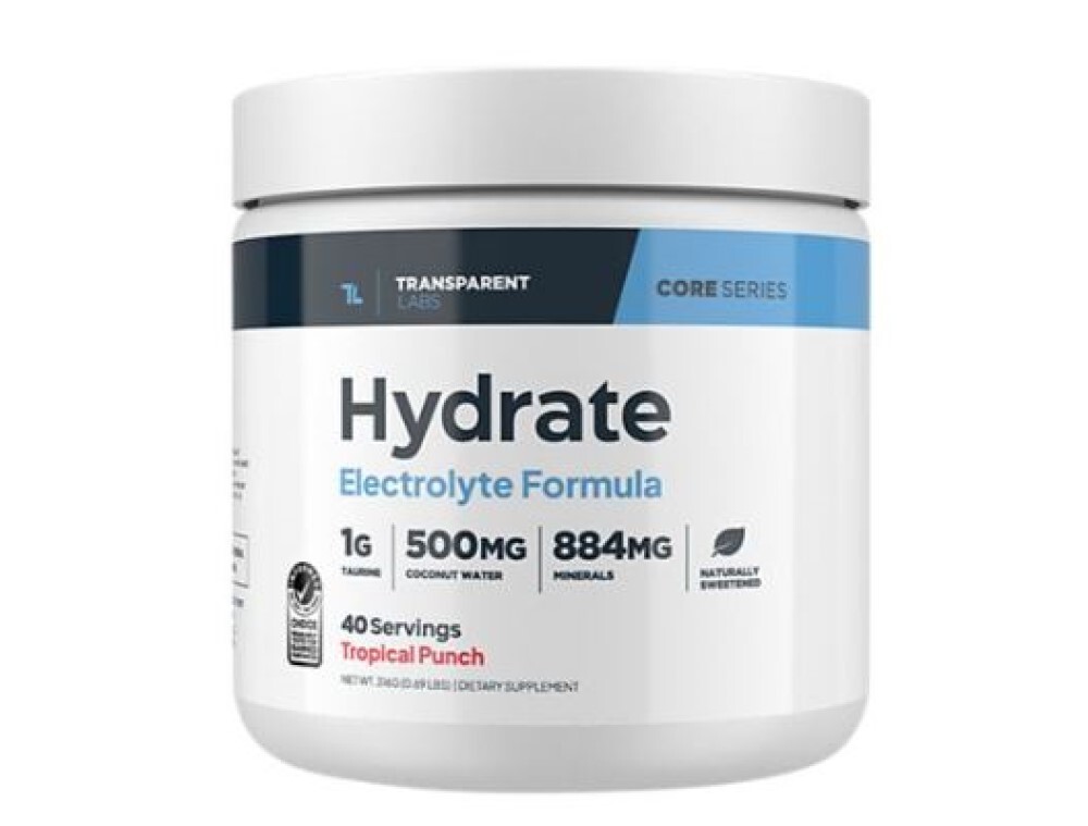 Hydrate Electrolyte Blend – Tropical Punch (0.69 Lbs./ 40 Servings)