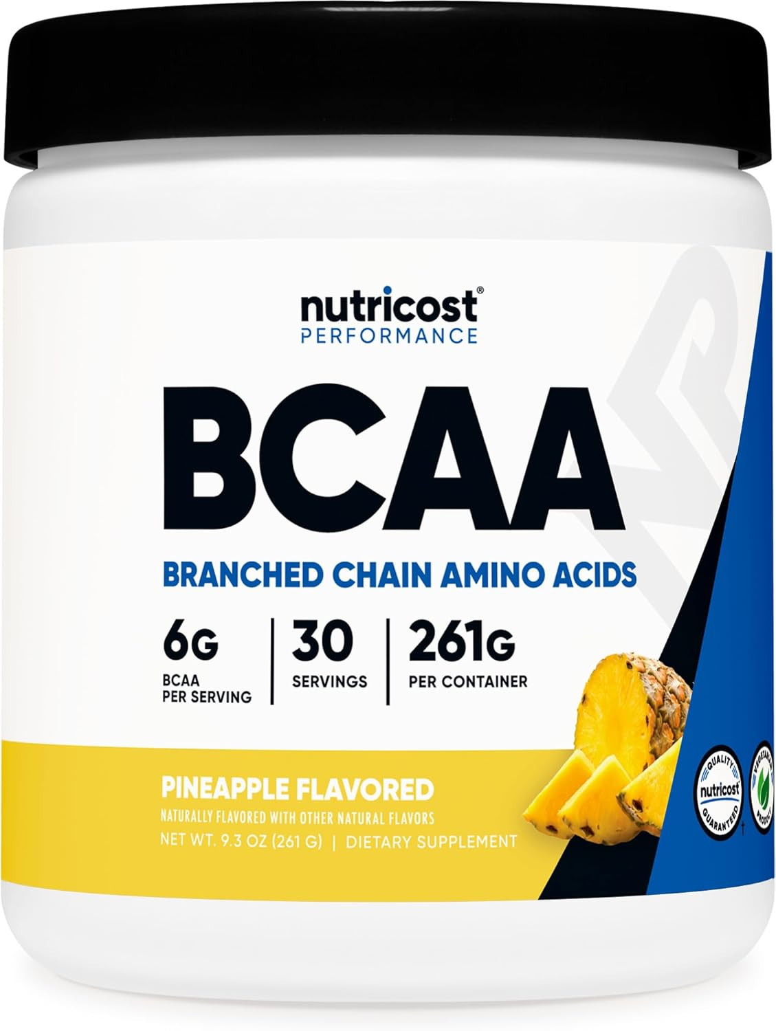 BCAA Powder (Pineapple, 30 Servings) – Optimal 2:1:1 Ratio