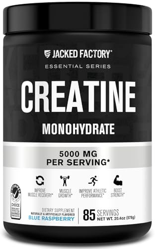 Creatine Monohydrate Powder 425g 85 Servings Unflavored Vegan