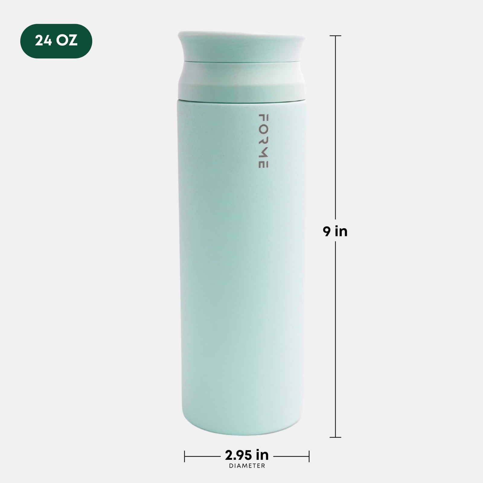 Forme – Blender Shaker Bottle Leakproof Double Insulated Stainless Steel