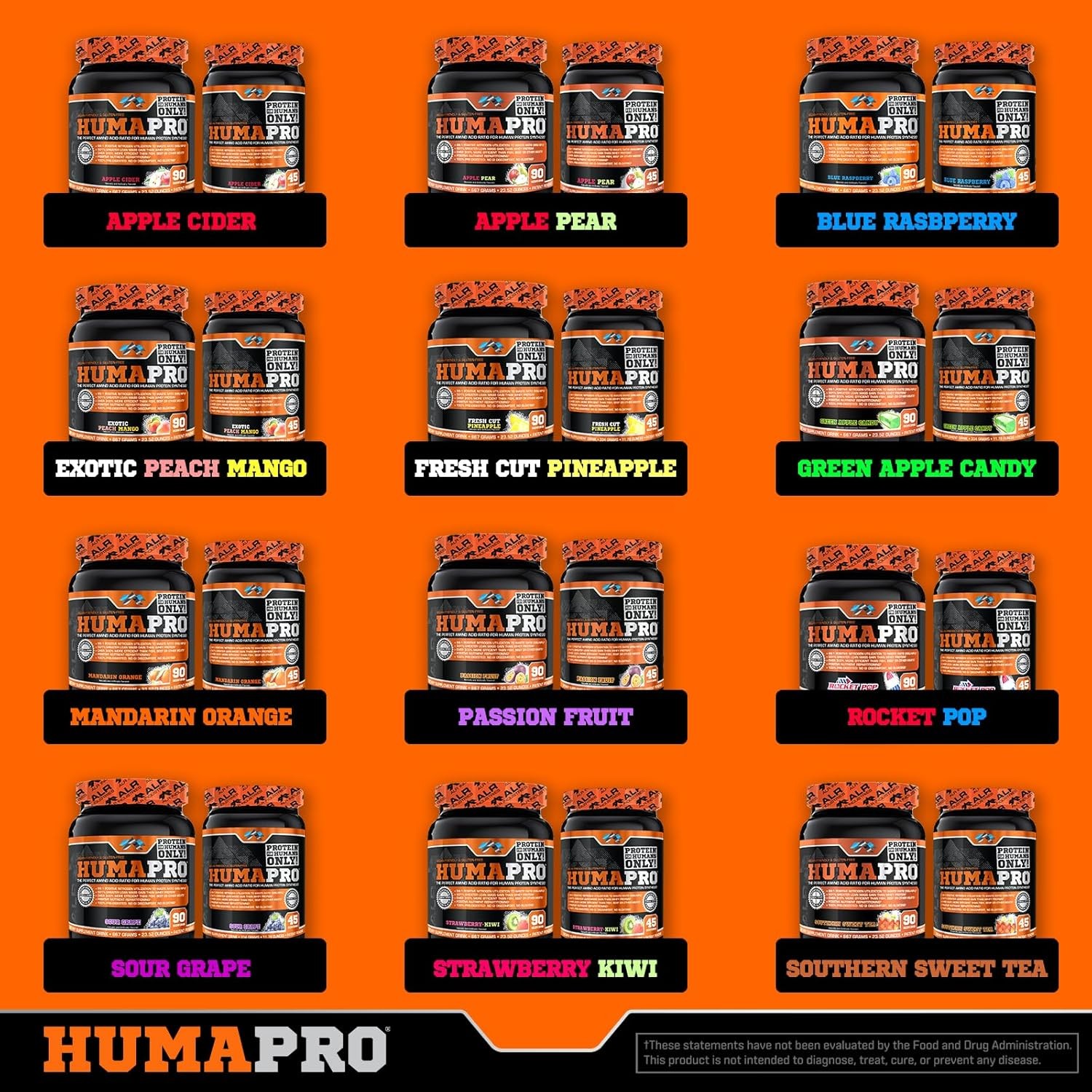 Humapro | Amino Acids Protein Matrix for Humans | 99% 90 Servings (Pack of 1)