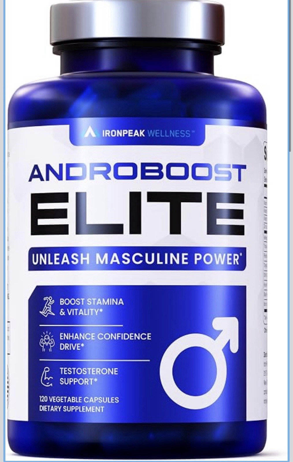 Iron peak Natural Male Enhancing Supplement For Energy, Libido, Muscle Grow