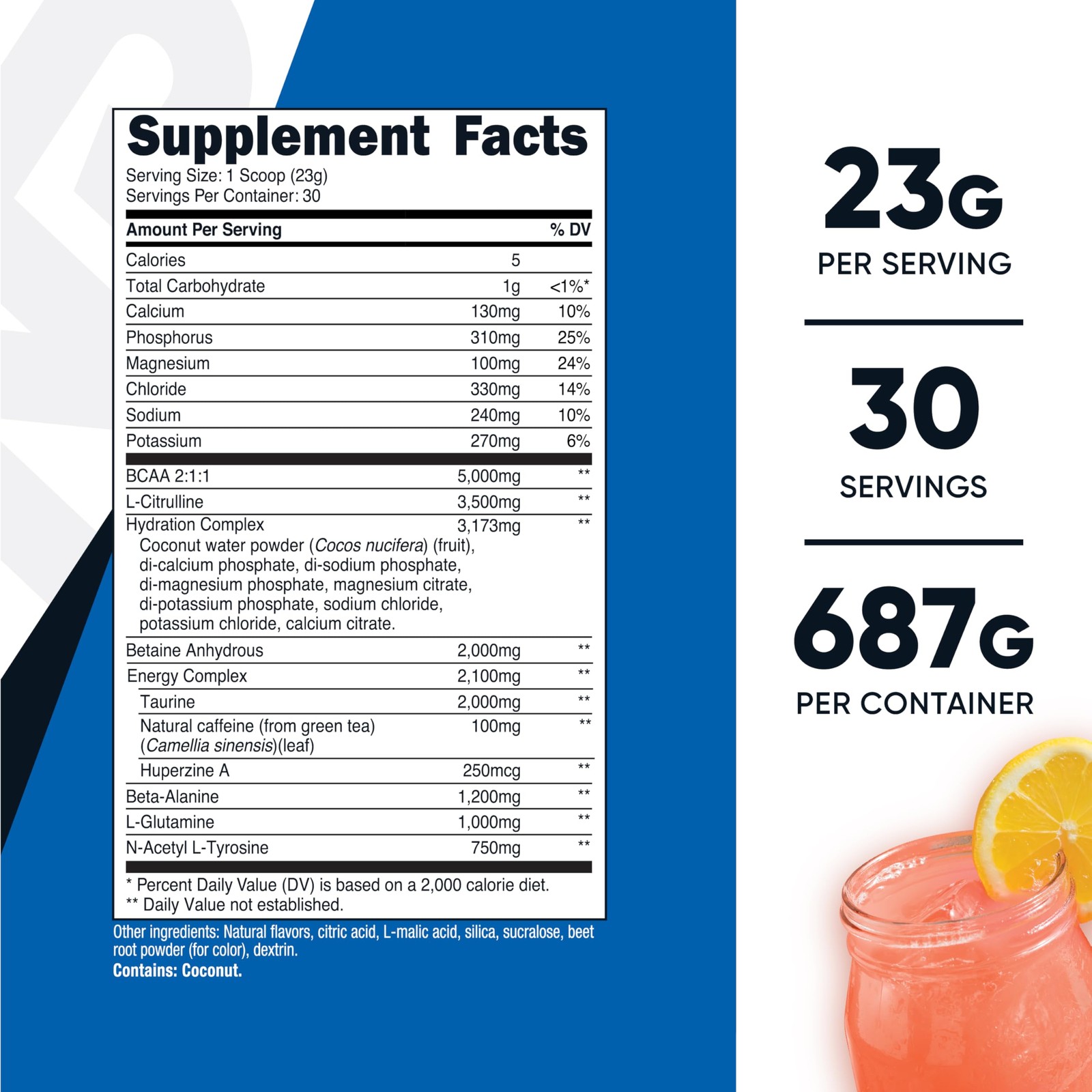 Nutricost Intra-Workout Powder, 30 Servings (Pink 1.44 Pound (Pack of 1)
