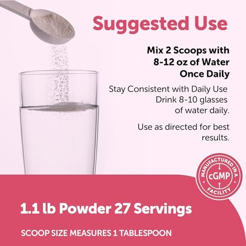 Creatine Electrolytes Collagen Powder Women Lemon Raspberry 5000mg