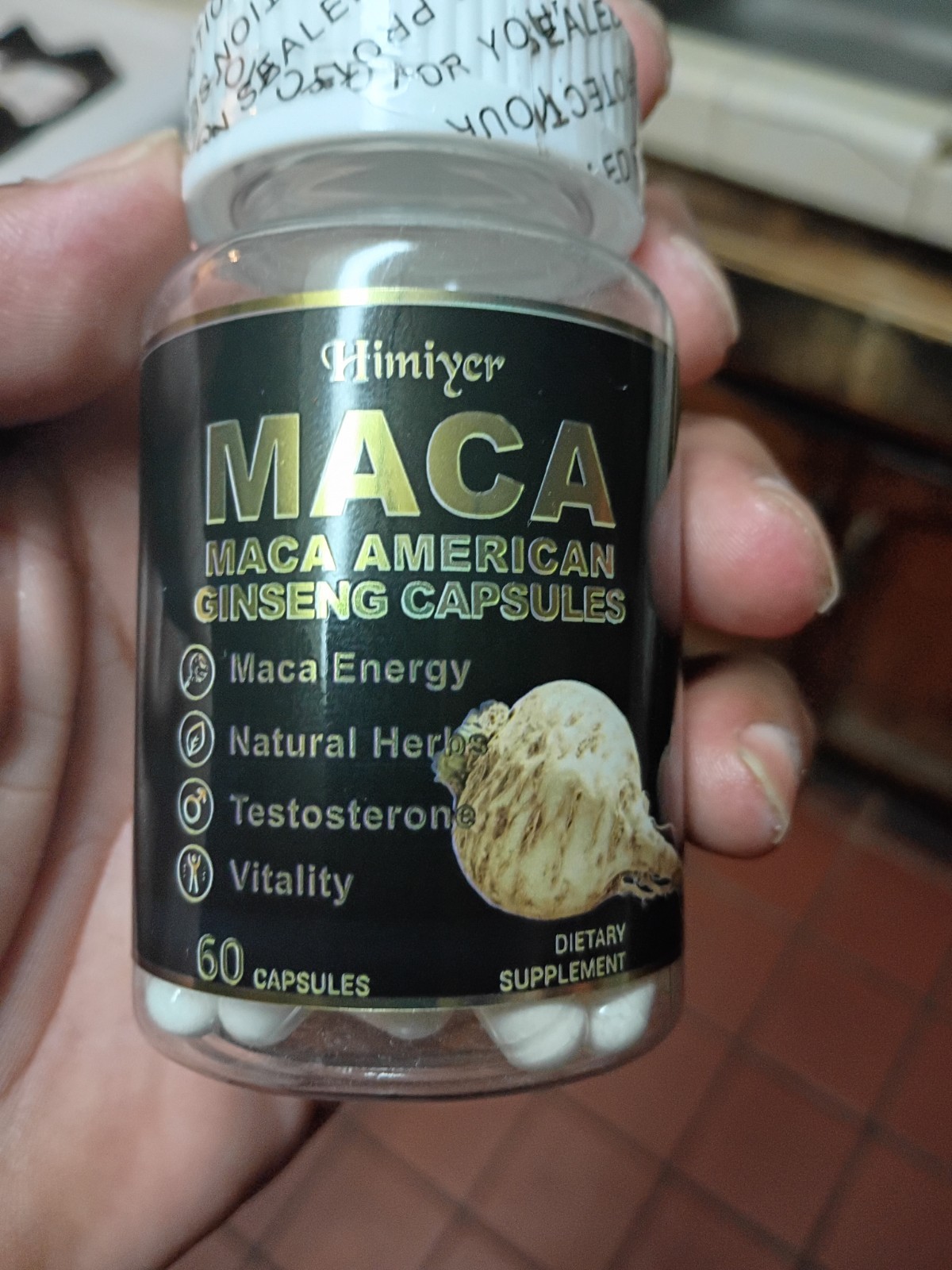 American Ginseng Testosterone Booster Certified Made In USA I Bottle