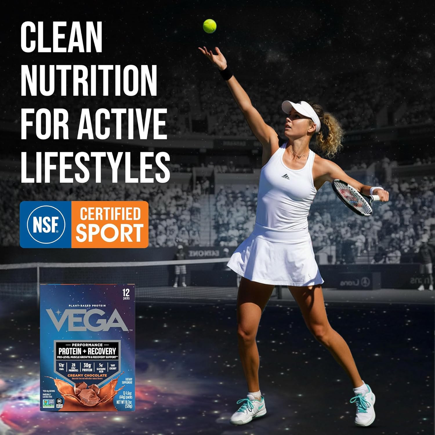 Protein + Recovery, Chocolate – 30G n Protein, Dairy & Gluten Free, Probiotics,
