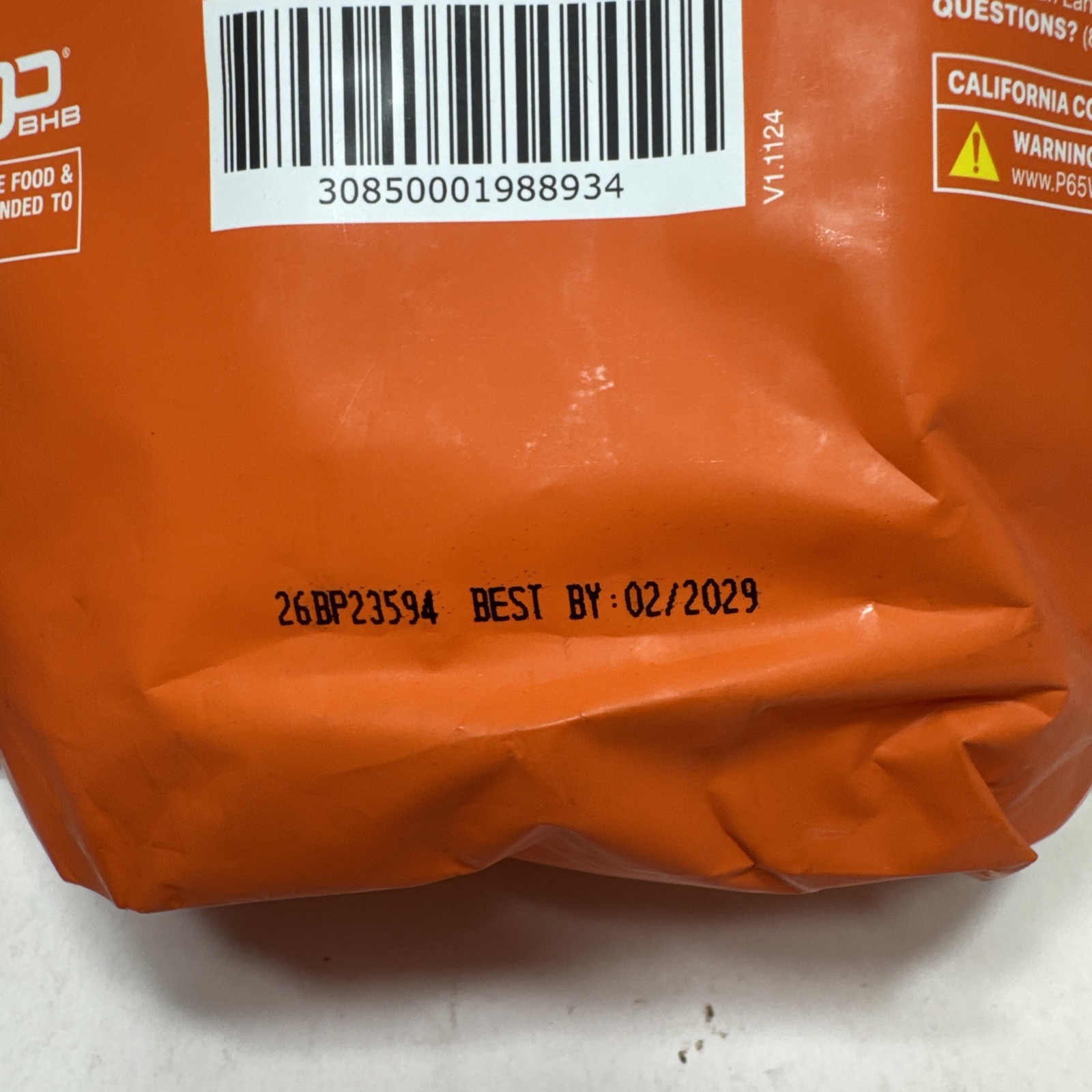 Real Ketones, Elevate, Orange, 30 Drink Mix Packets, Authentic, Exp 09/28
