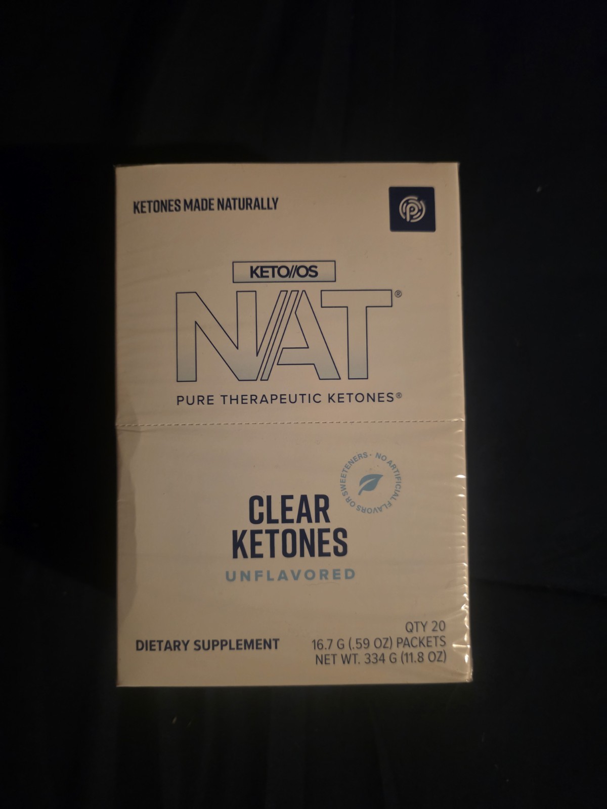 PRUVIT Keto OS NAT CLEAR Charged. 20 Pack. New. Free Shipping