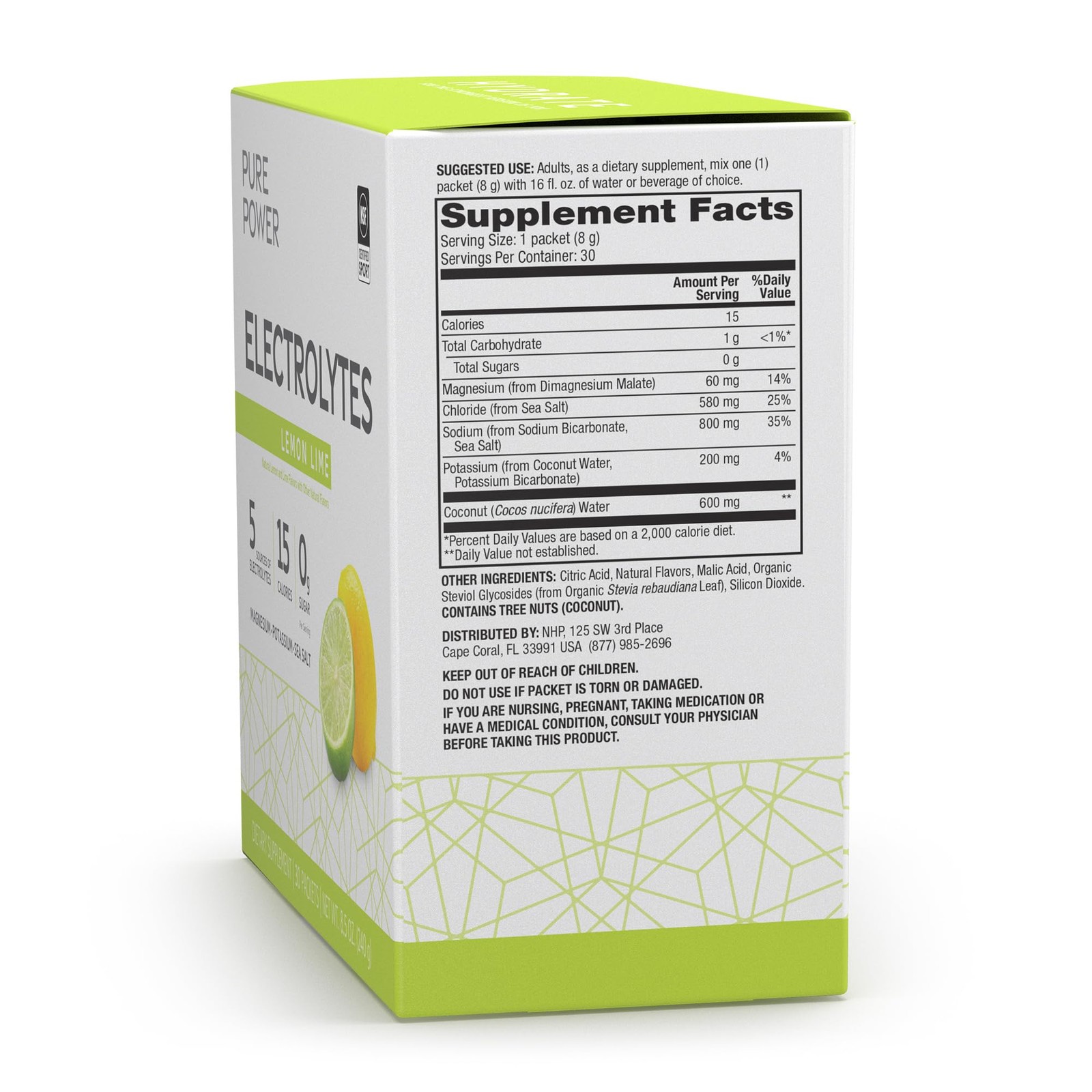 Dr. Mercola Pure Power Electrolytes – Supports Hydration Muscle Function –