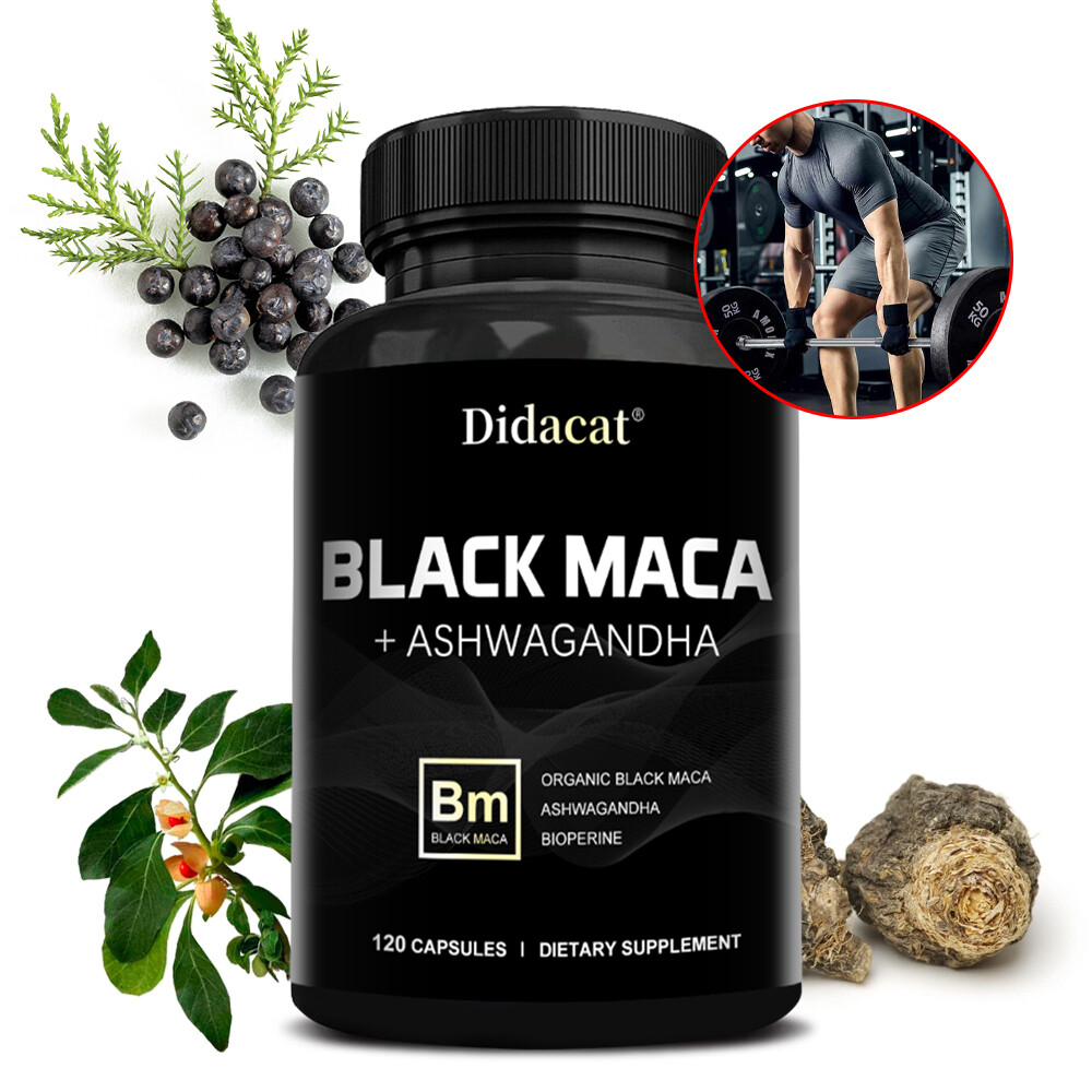 Maca Extract – Testosteron Booster Monster Test for Men 30 to 120 Capsules