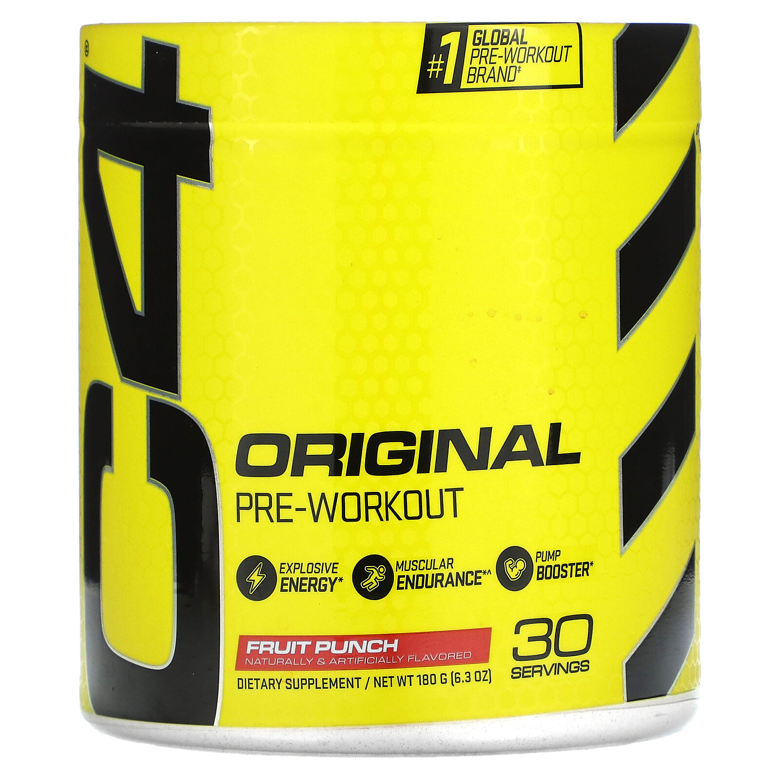 C4 Original, Pre-Workout, Fruit Punch, 6.3 oz (180 g)