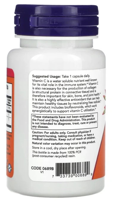 NOW Foods – C-1000, 30 Veg Capsules, by NOW Foods