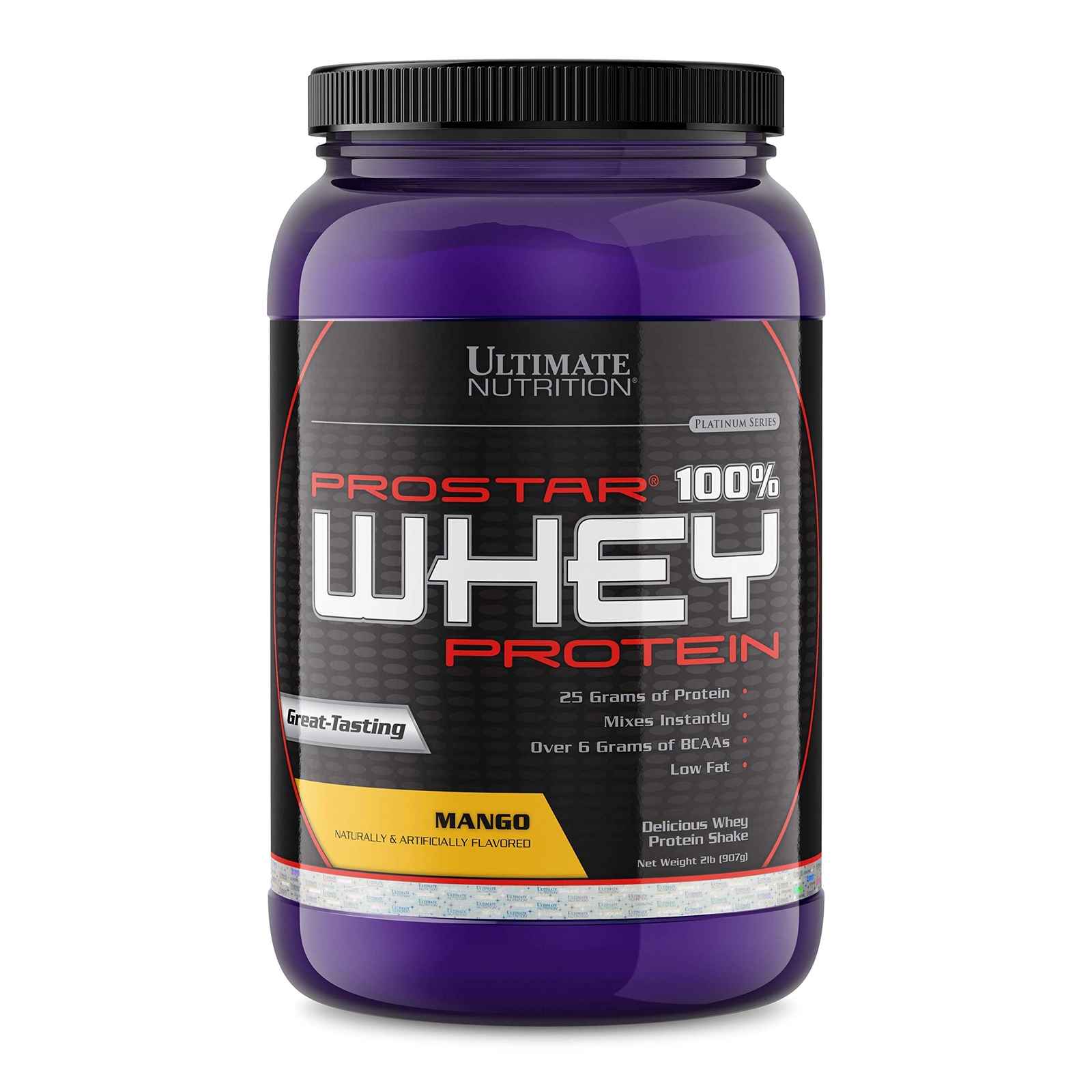 Prostar Whey Protein Powder 25 Grams of Protein – 30 Servings, Mango, 2 Pounds