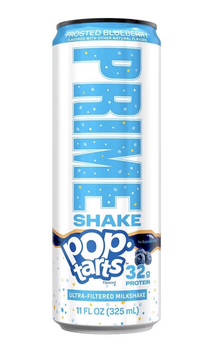 Frosted Blueberry Poptarts PRIME Hydration Protein Shake | 32g Protein