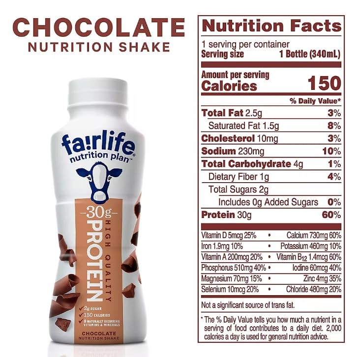 Orry’S Vital Nutrition Plan High Protein Chocolate Shake 12 Pack. Orrys Vital
