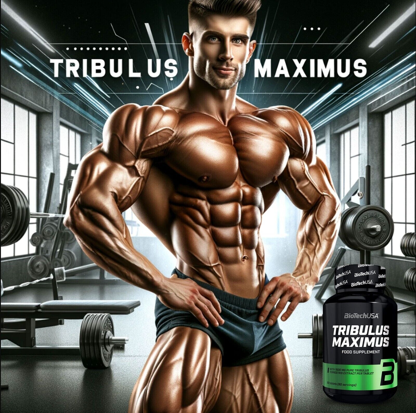 TRIBULUS MAXIMUS 90 TAB – STRONG Natural TESTO Booster Libido Muscle Mass