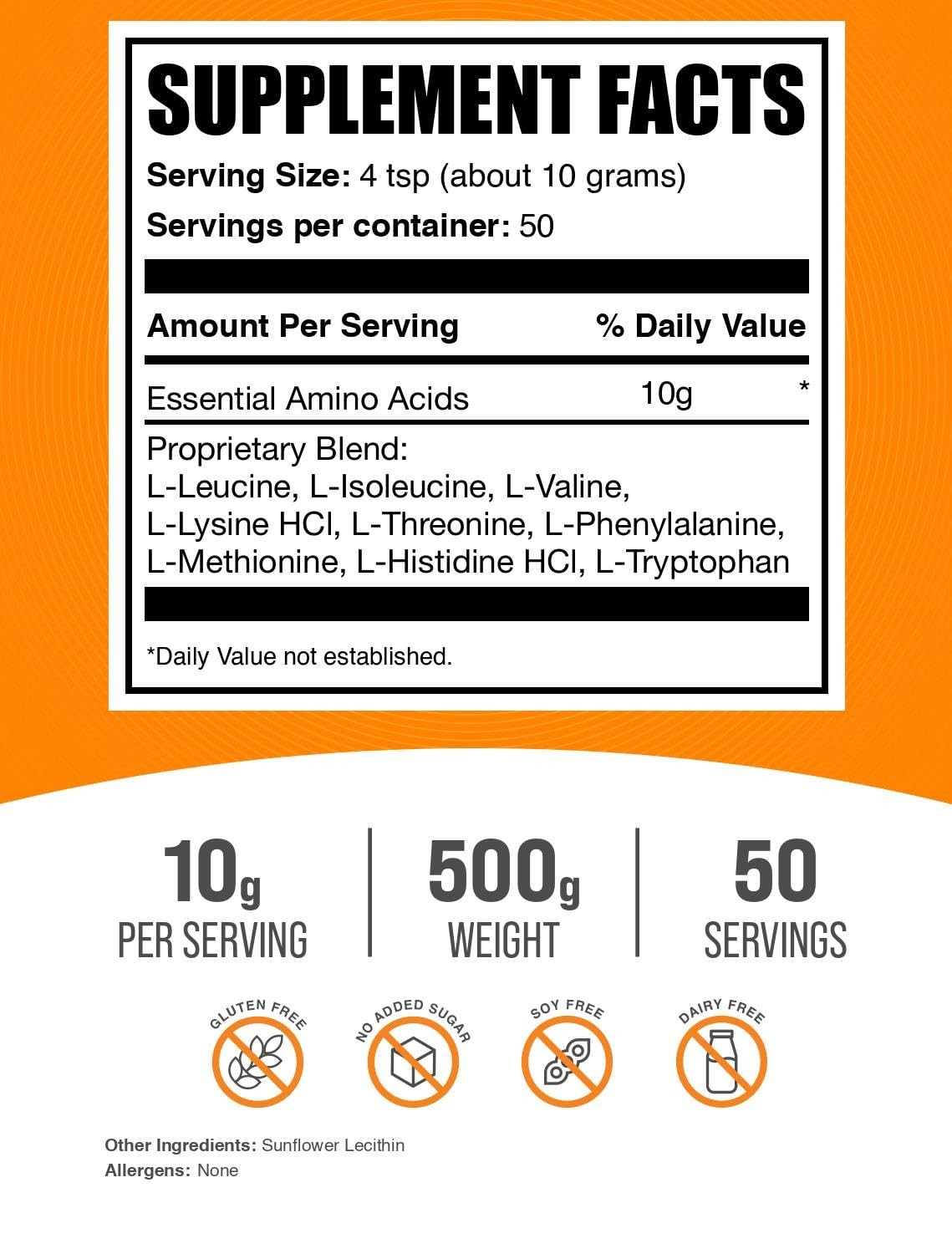 BulkSupplements.com Essential Amino Acids Powder – Essential Amino Acids Supplem