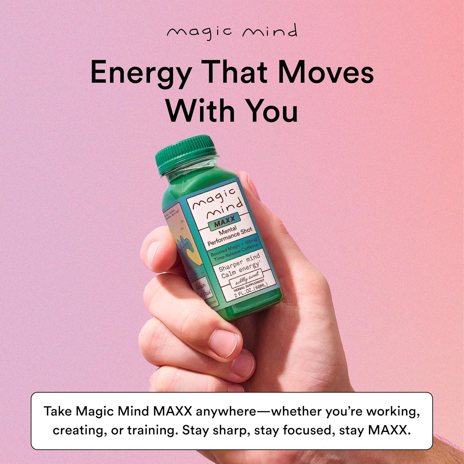 Maxx Energy & Focus 15pk: Cognitive Support, Natural Caffeine, Stress Relief