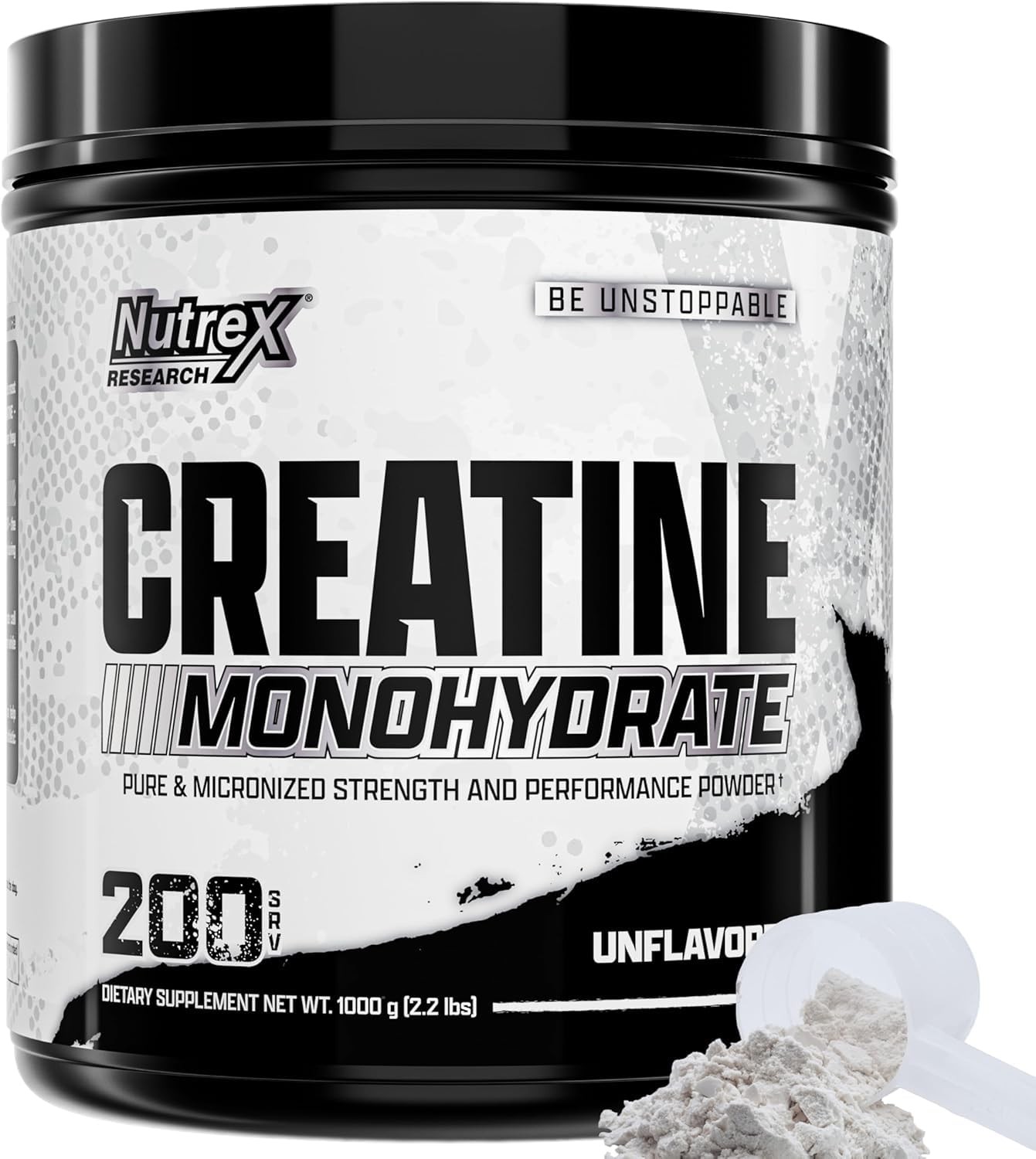 Nutrex Research Micronized Creatine 200 Servings (Pack of 1), White