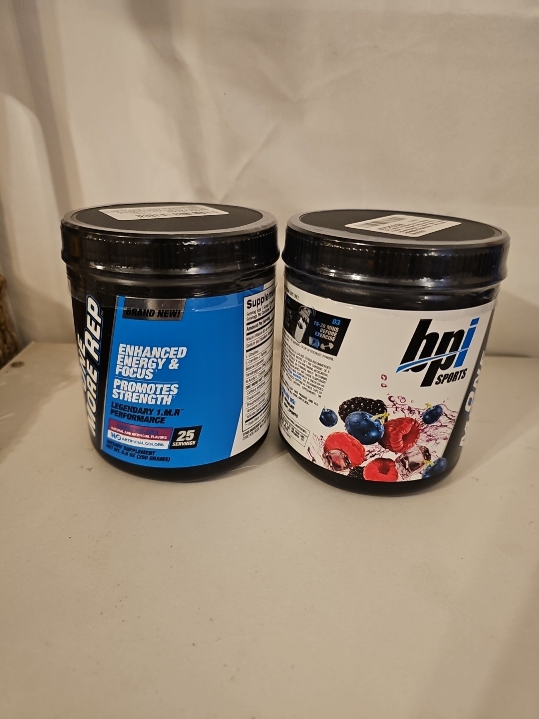2 PACK -BPI Sports ONE MORE REP Berry Splash Legendary 1.M.R – 25 Serv EXP: 5/27