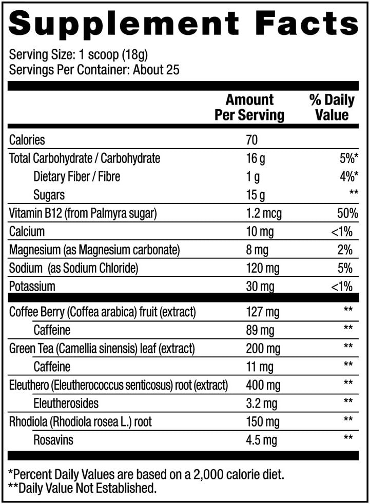 Vega Sport Pre-Workout Energizer Berry, Plant Based Pre Workout Powder