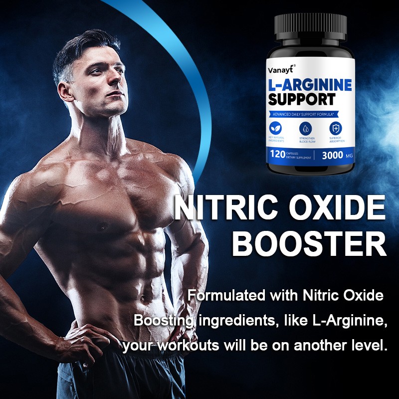 2Packs L-Arginine 3000mg with Black Pepper Muscle Strength Stamina Heart Support