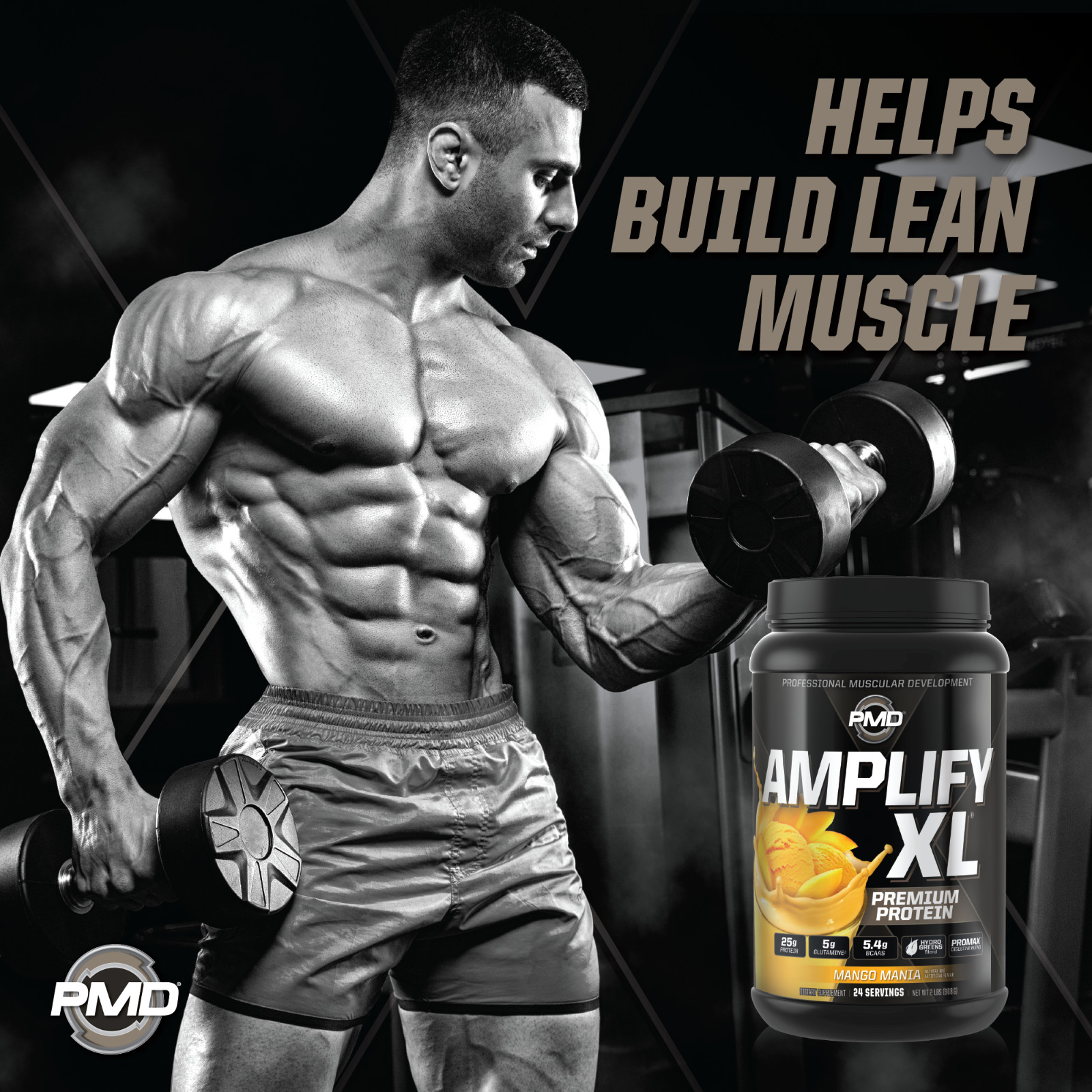 AMPLIFY XL Protein Matrix – Muscle-Strength-Recovery – Mango Mania (24 Servings)