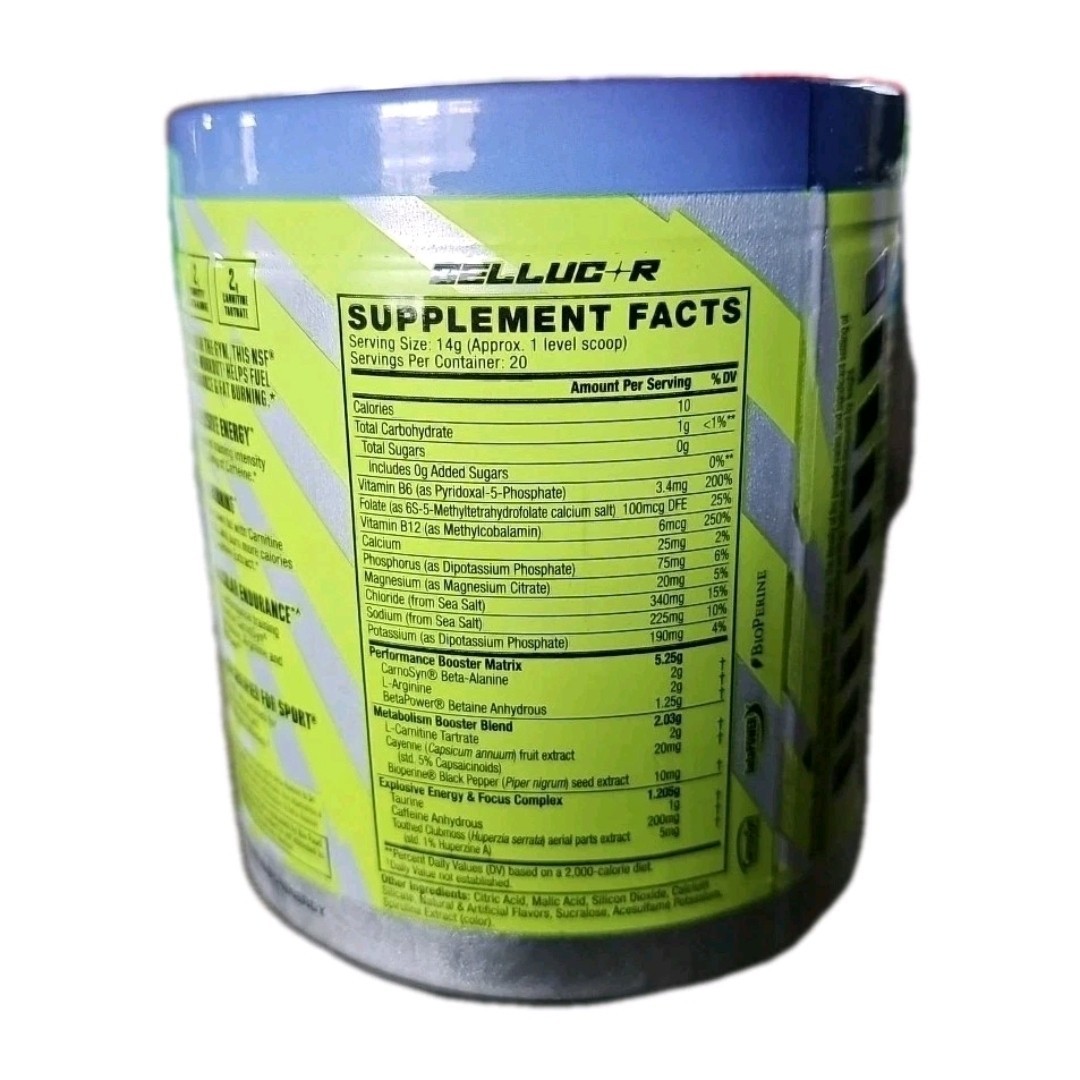 C4 Sport Ripped Pre-Workout Powder – Artic Snow Cone – 20 Servin – Size: 9.9 oz