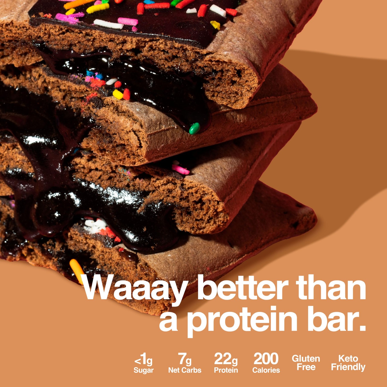 Legendary Foods Double Chocolate 22g Protein Pastry, Low Carb, 0g Sugar, Keto